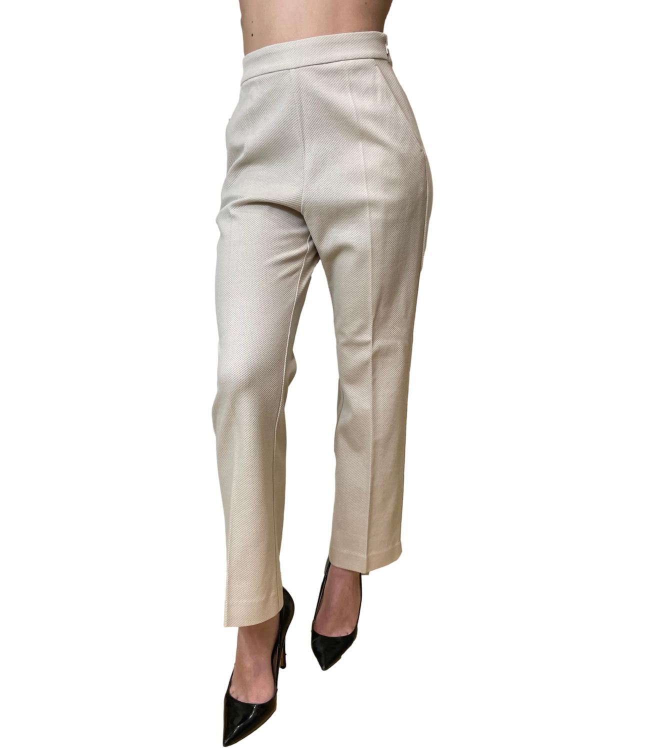 Ivory White Mmlcaliffo Polyamide Trousers