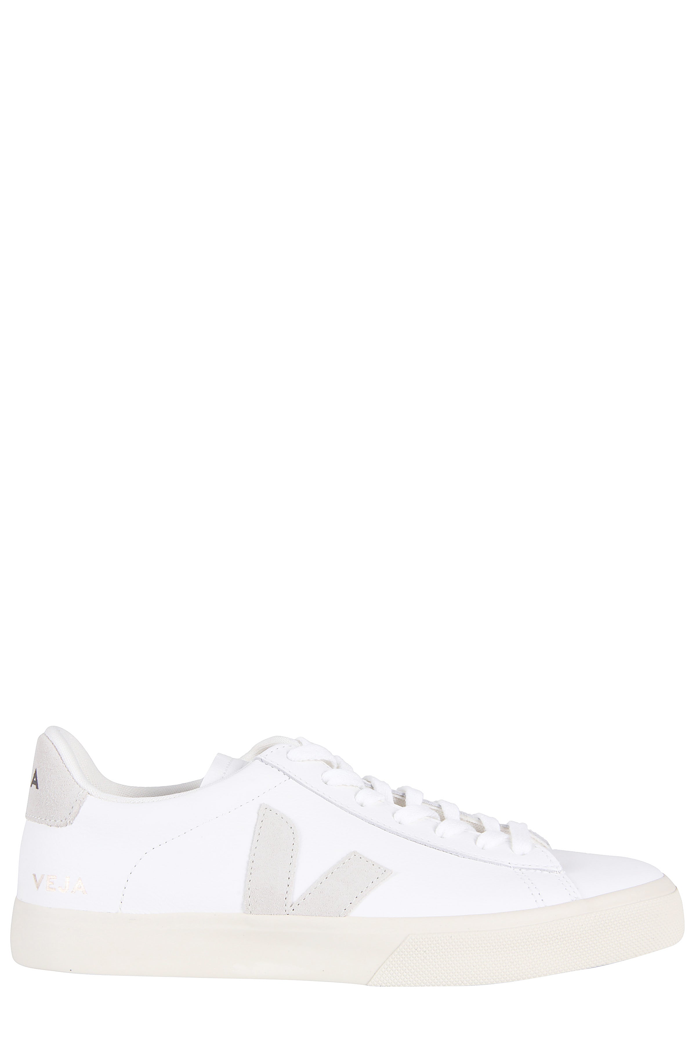 Leather Upper Sneakers With Suede Logo Accents