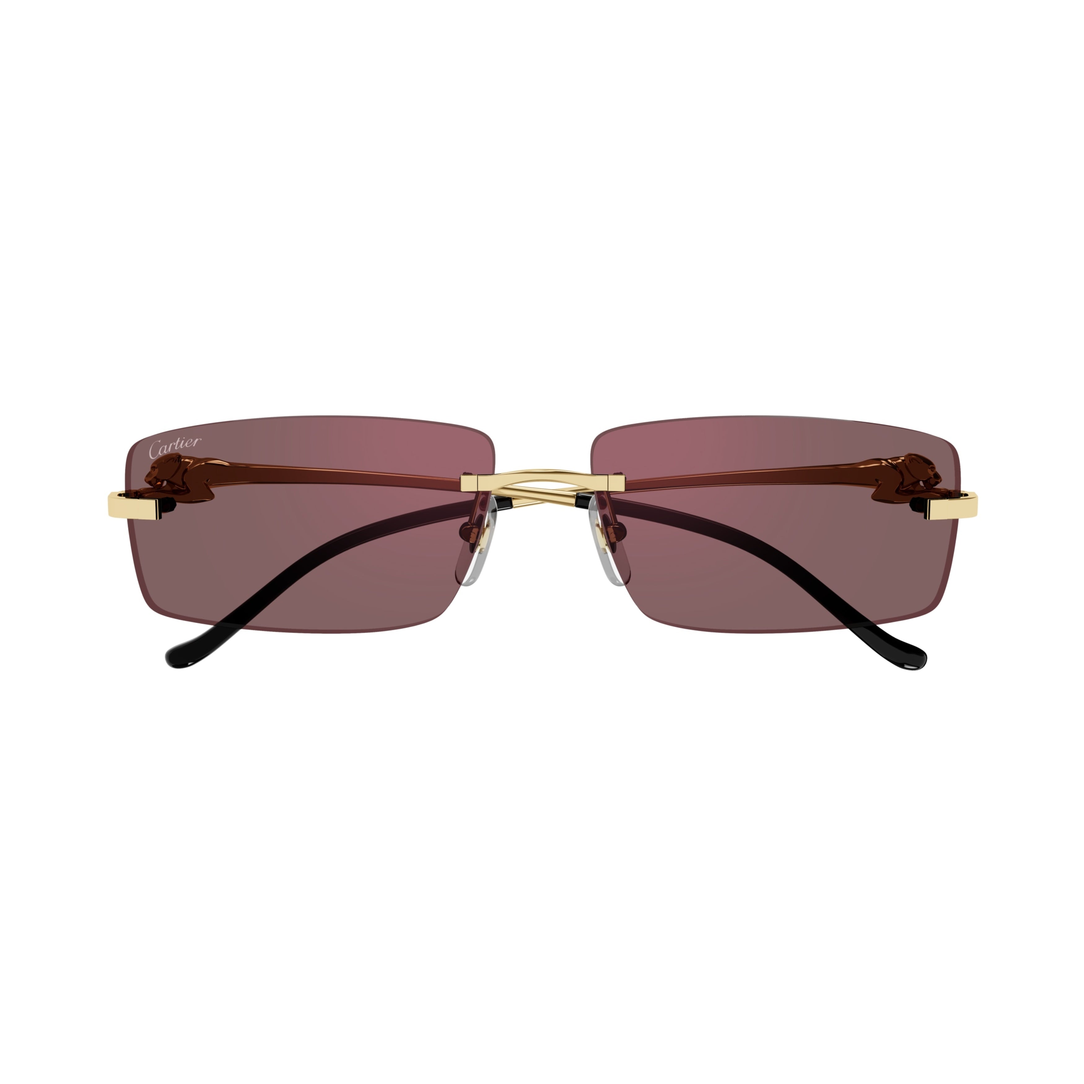 Ct0430s Rimless Rectangular Sunglasses