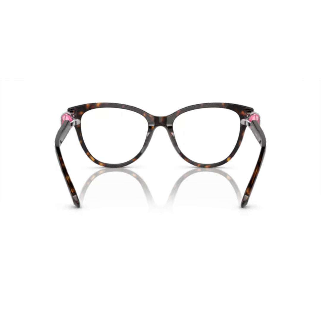 0sk2004 Cat-Eye Eyeglasses in Tortoiseshell Acetate
