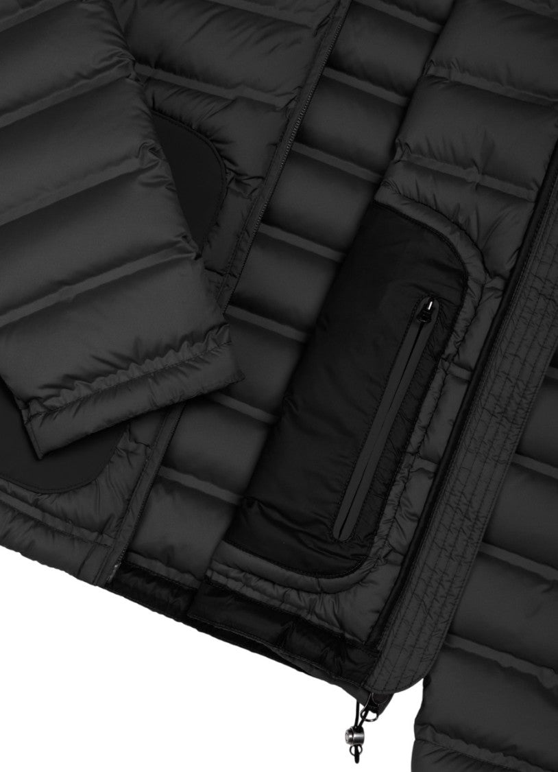 Quilted Down Jacket with Adjustable Hood