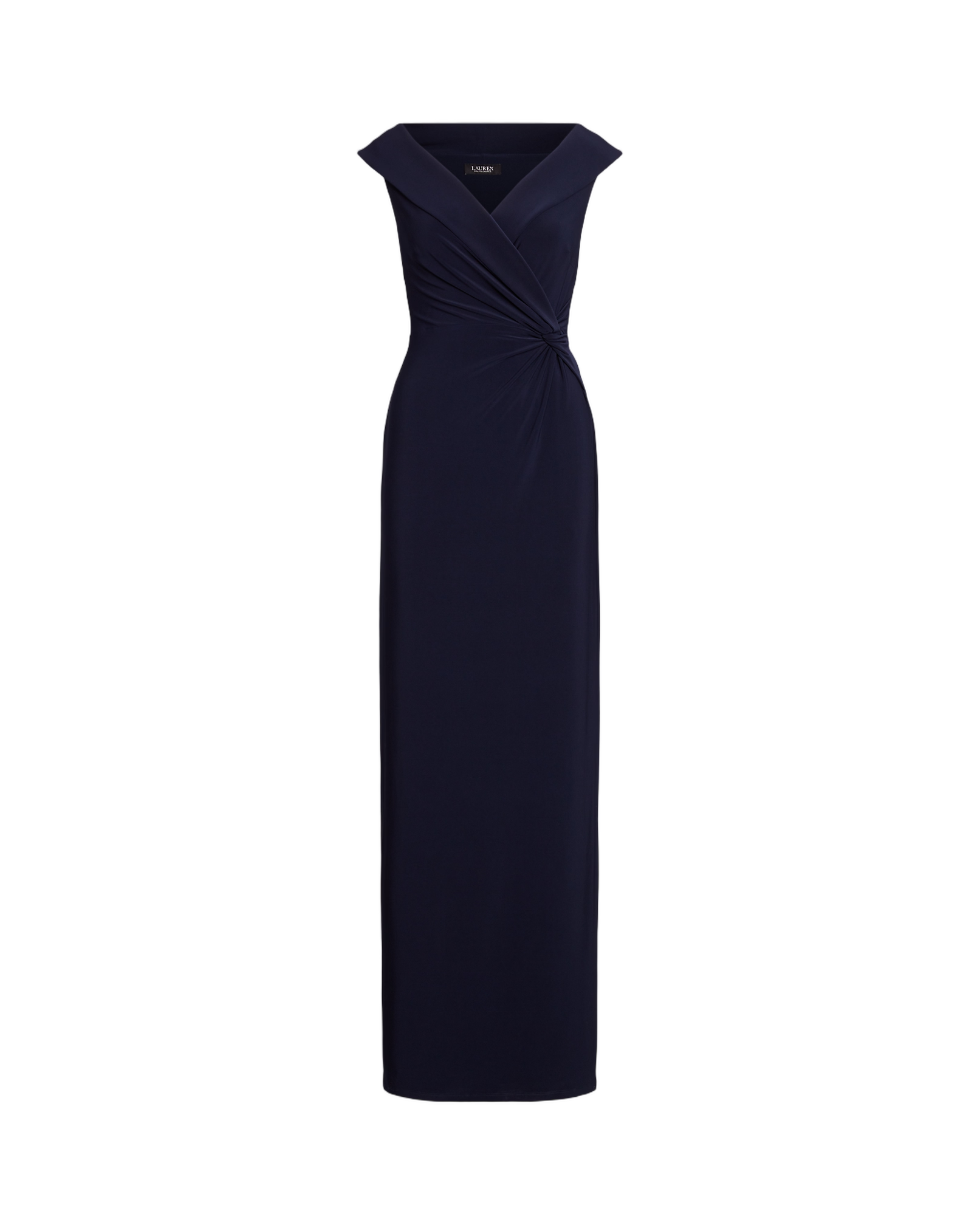 Sleeveless Evening Gown With Side Slit