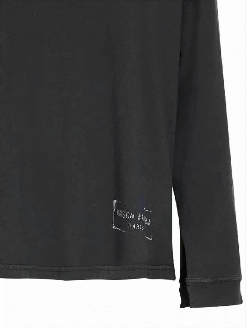 Relaxed-Fit Long Sleeve Shirt with Logo Detail