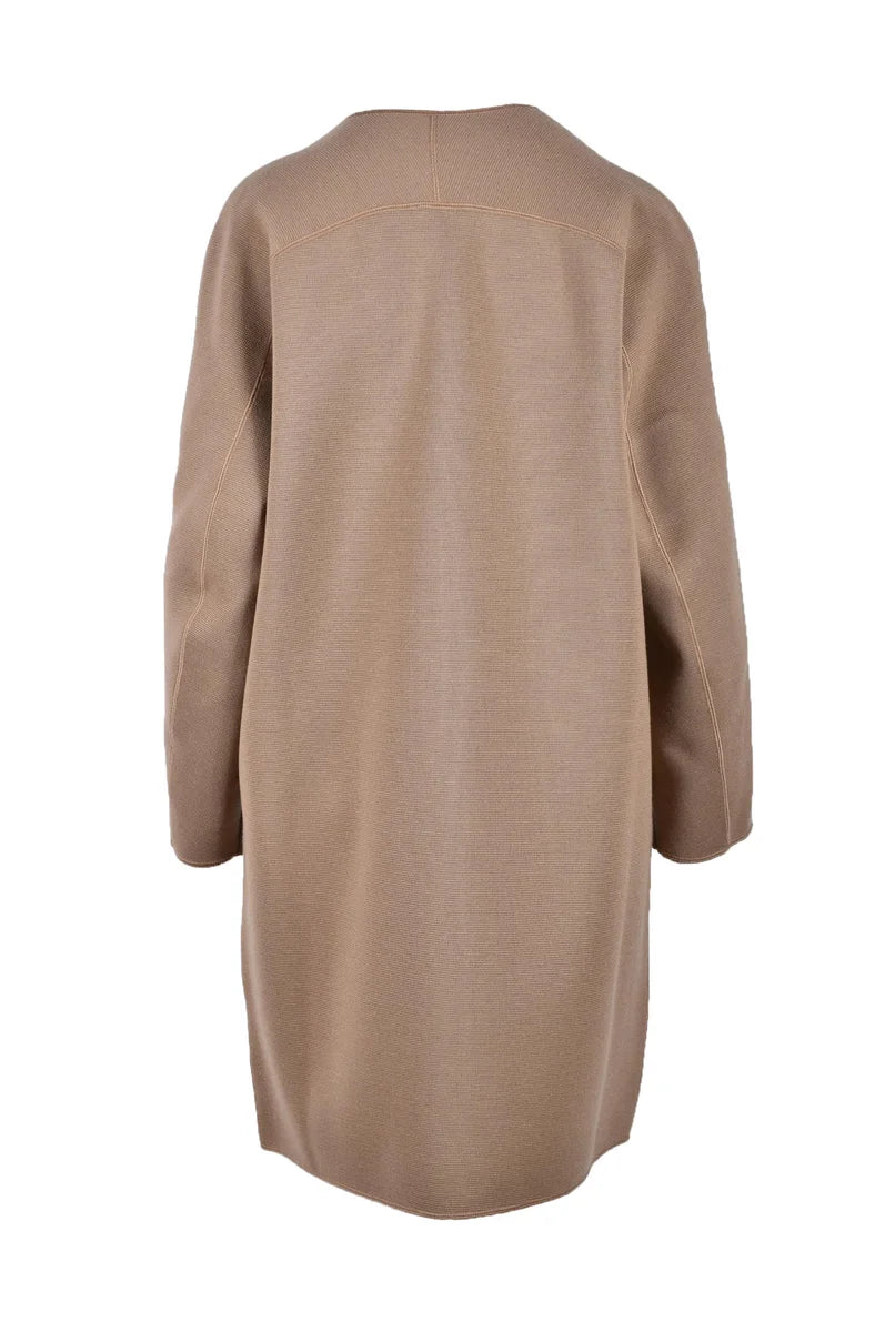 Virgin Wool Coat - Beige