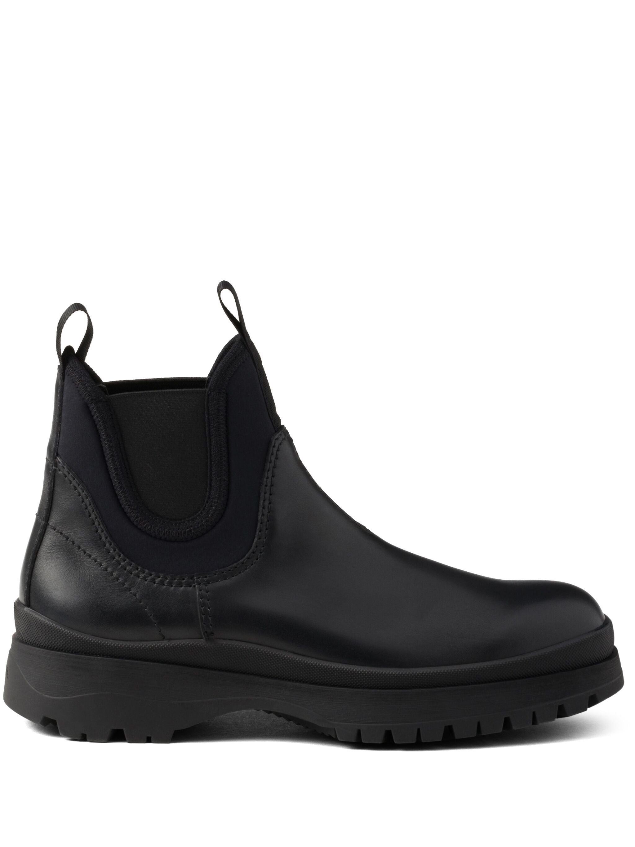 Black Brixxen Leather Chelsea Boots