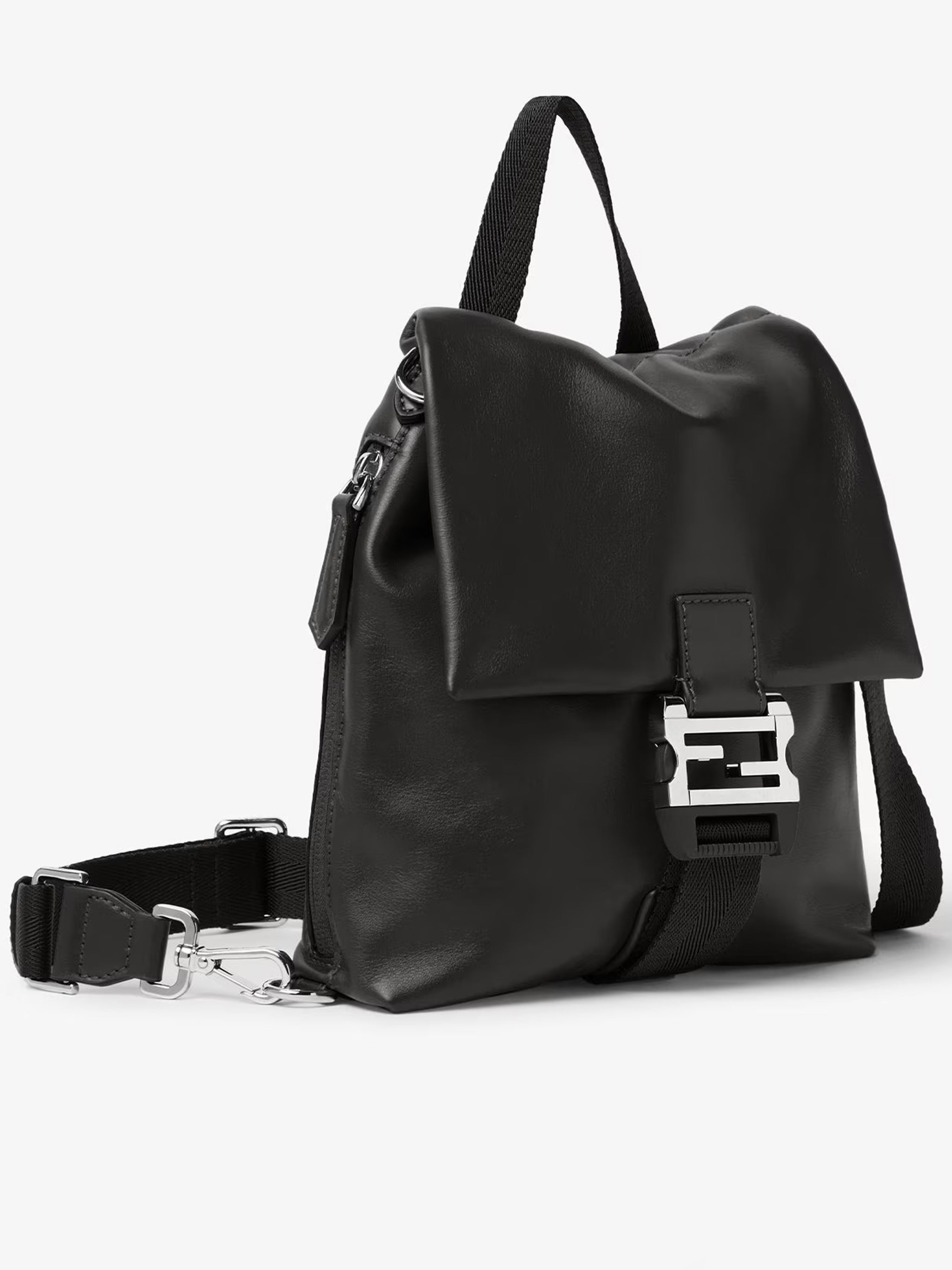 Baguette Crossbody Vit Malib Smooth Leather Bag