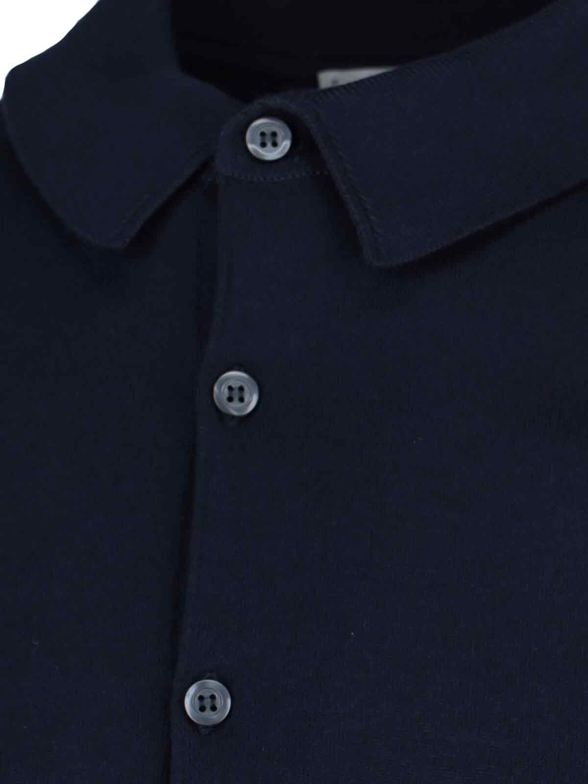 Dark Blue Adrian Classic Cotton Polo