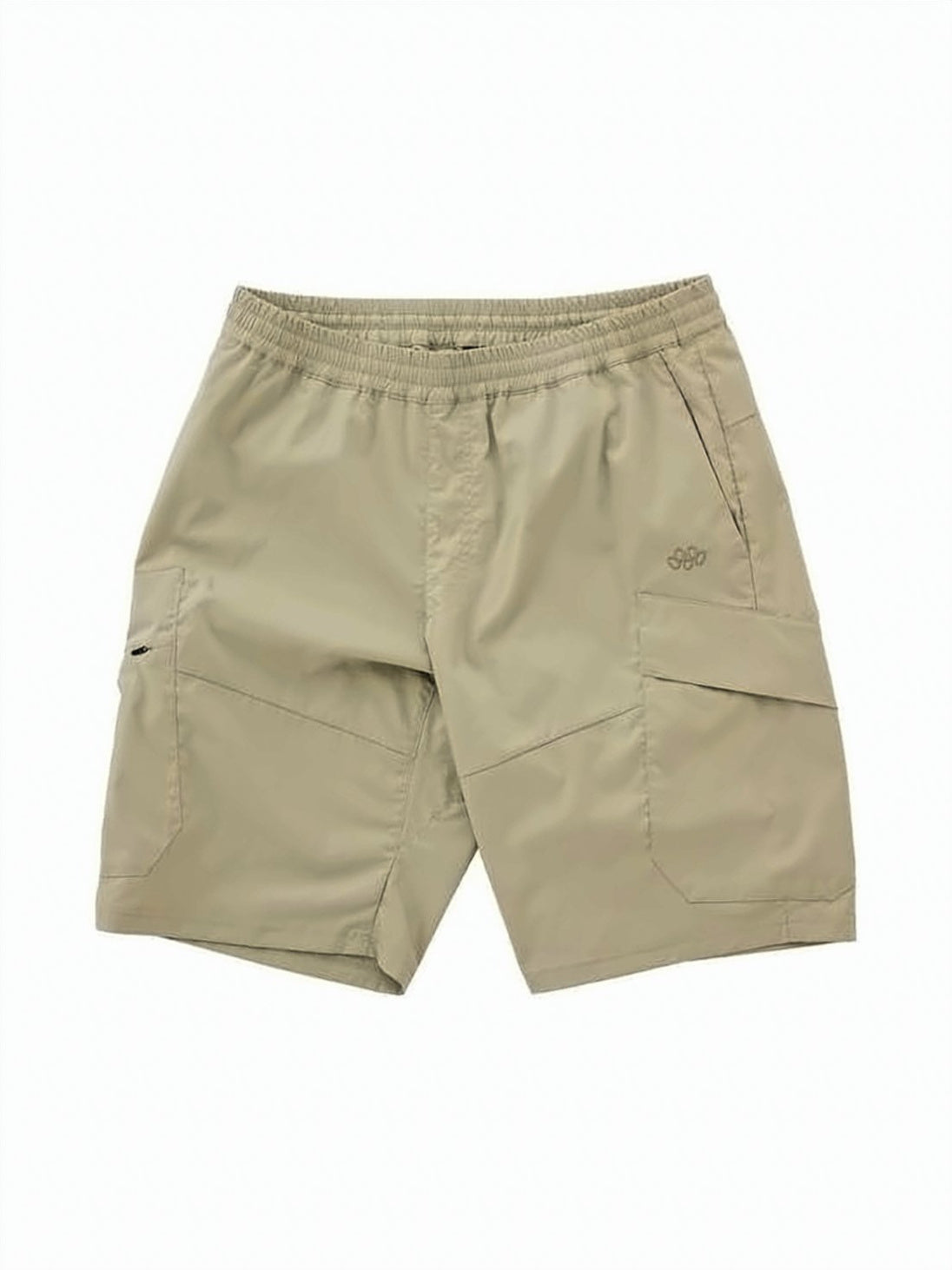 Relaxed-Fit Cargo Shorts with Elastic Waistband