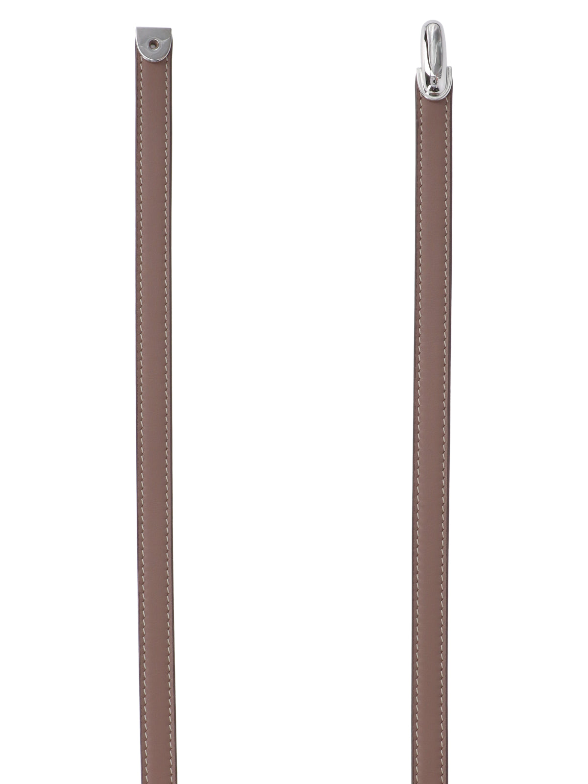 Set Of Three Beige Belts With Distinct Buckle Styles