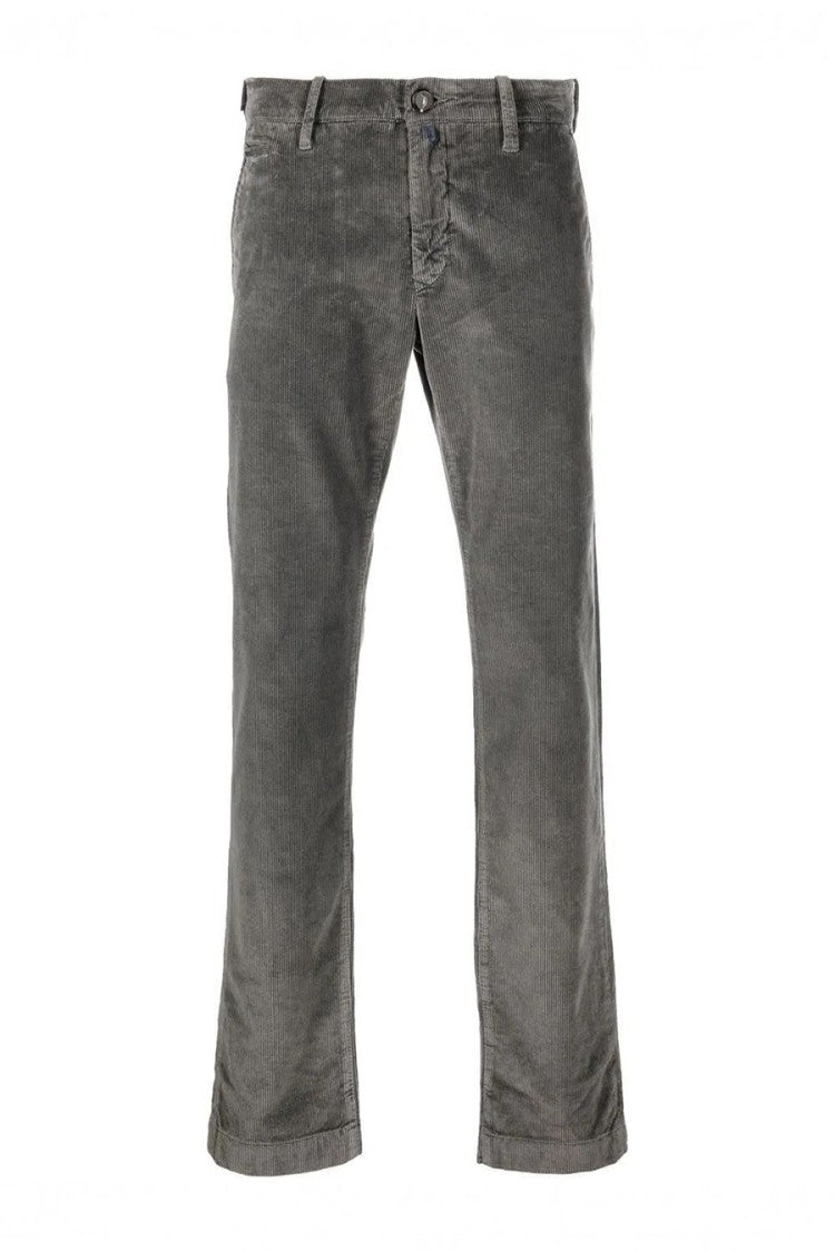 Grey Cotton Trousers