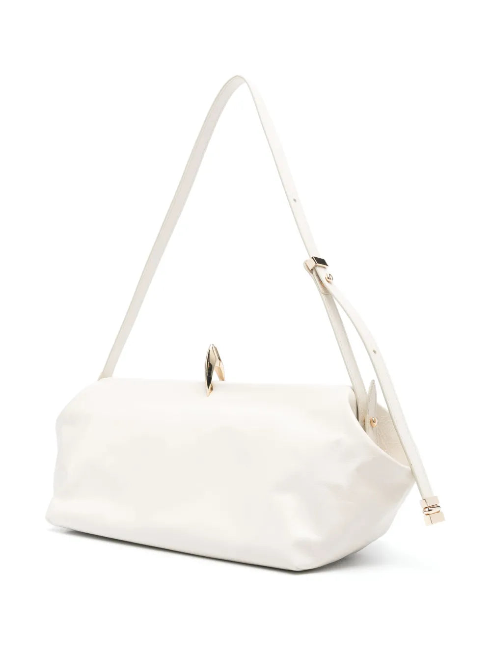 Structured Handbag With Detachable Shoulder Strap
