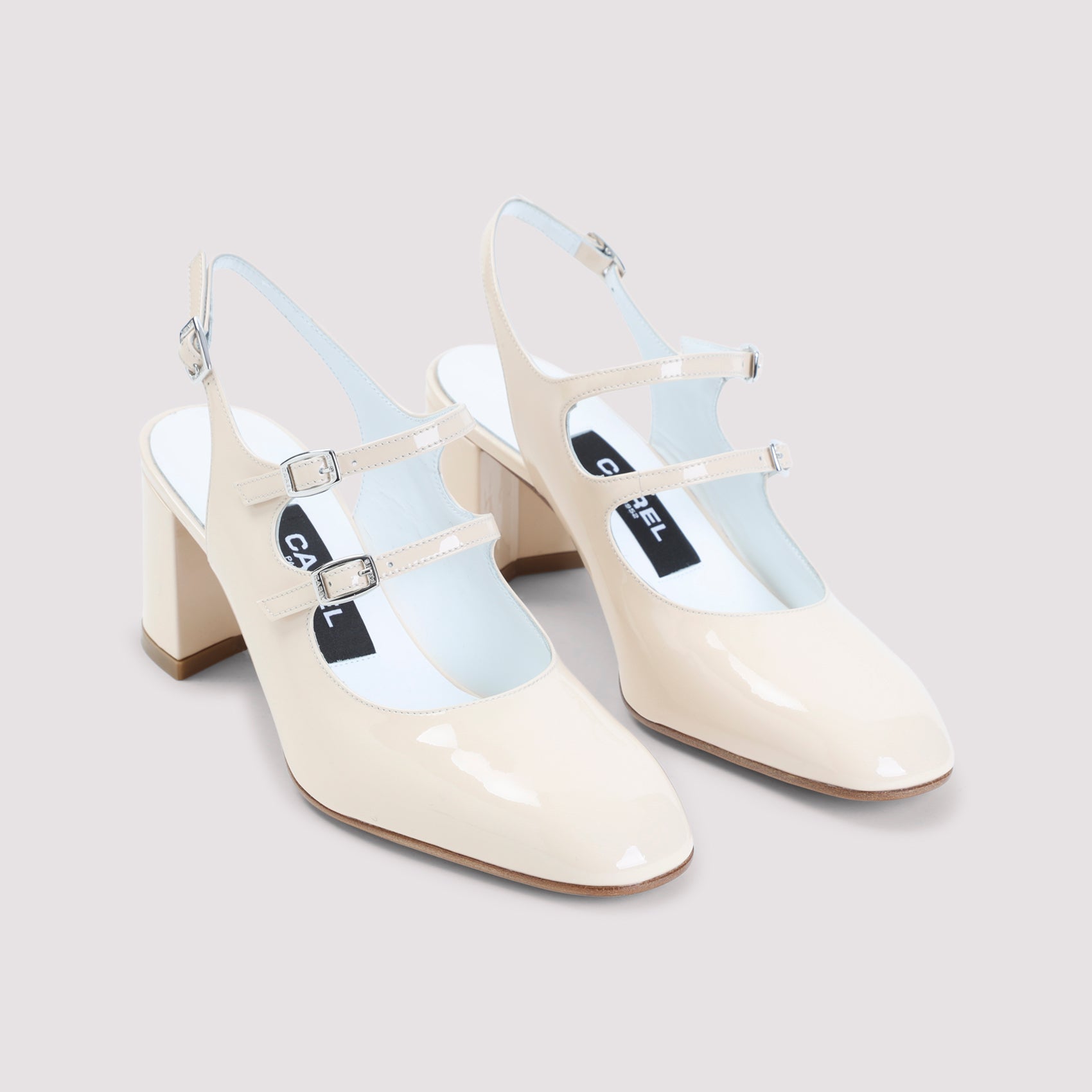 BANANA 7cm Heel Calf Leather Pumps