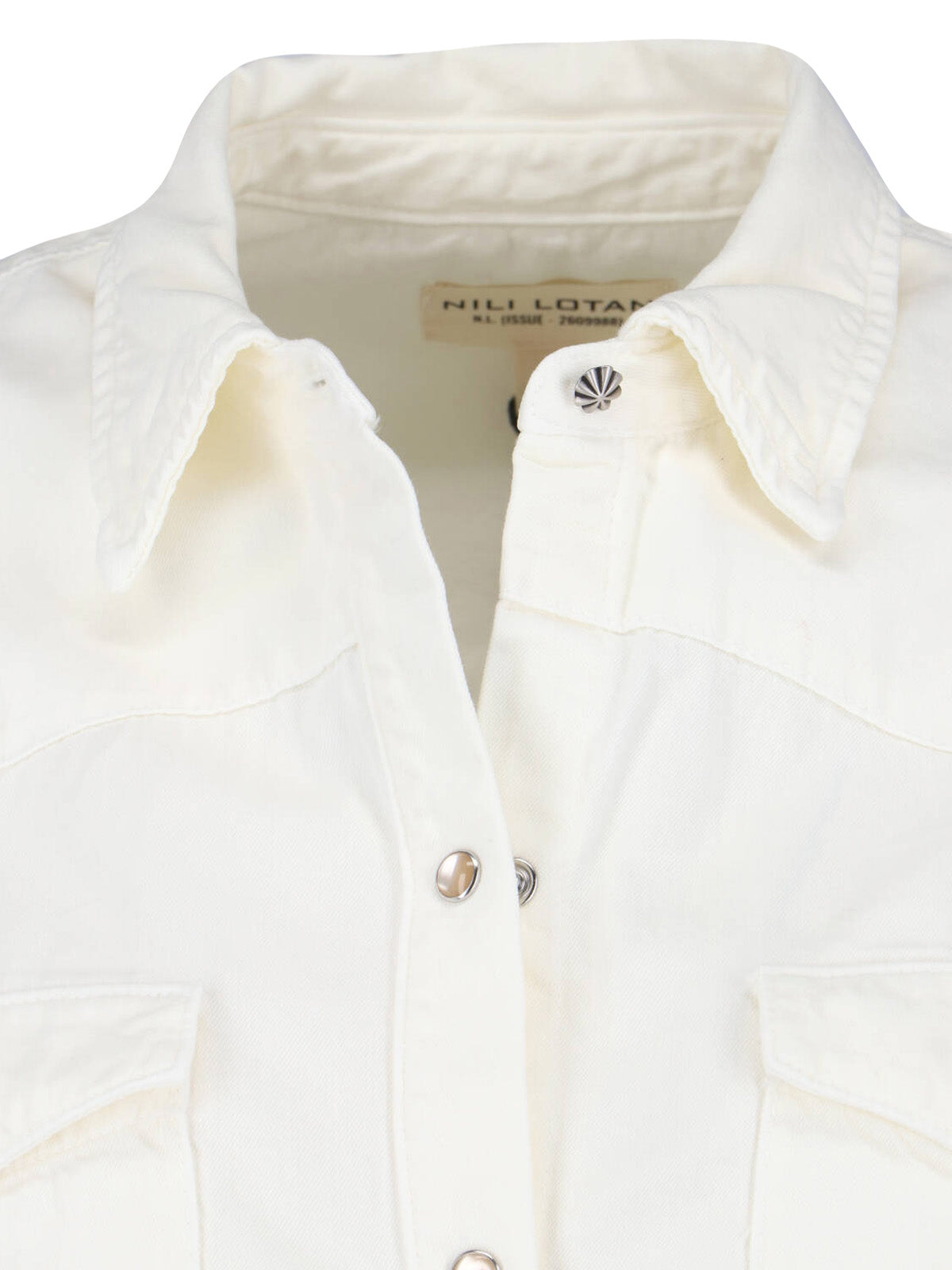 Crisp White Shirt with Structured Collar