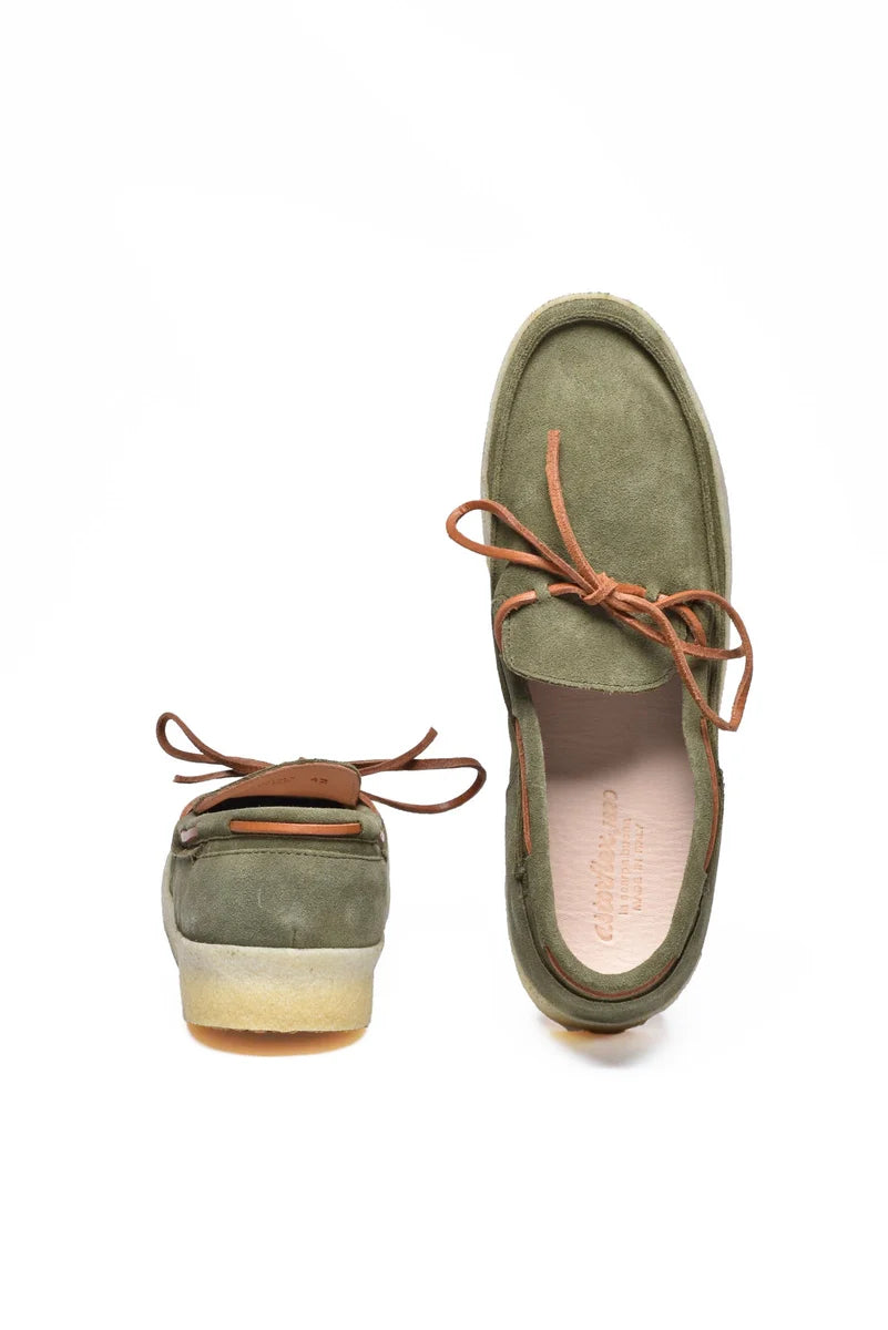 Suede Loafer - Green
