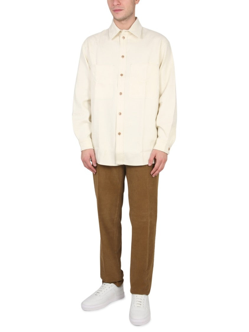 Slim Fit Tailored Pants With Button