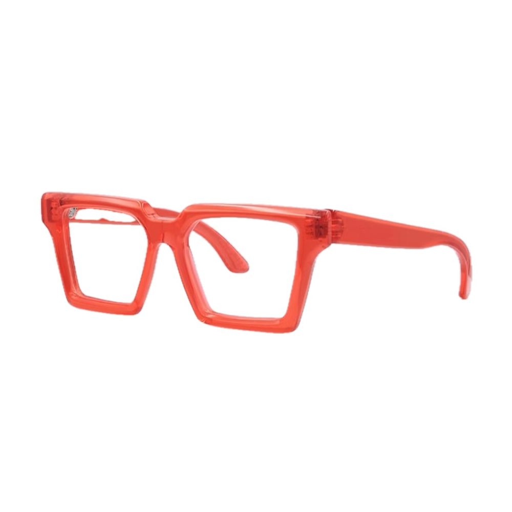 Krystal Flash Transparent Red Acrylic Sunglasses