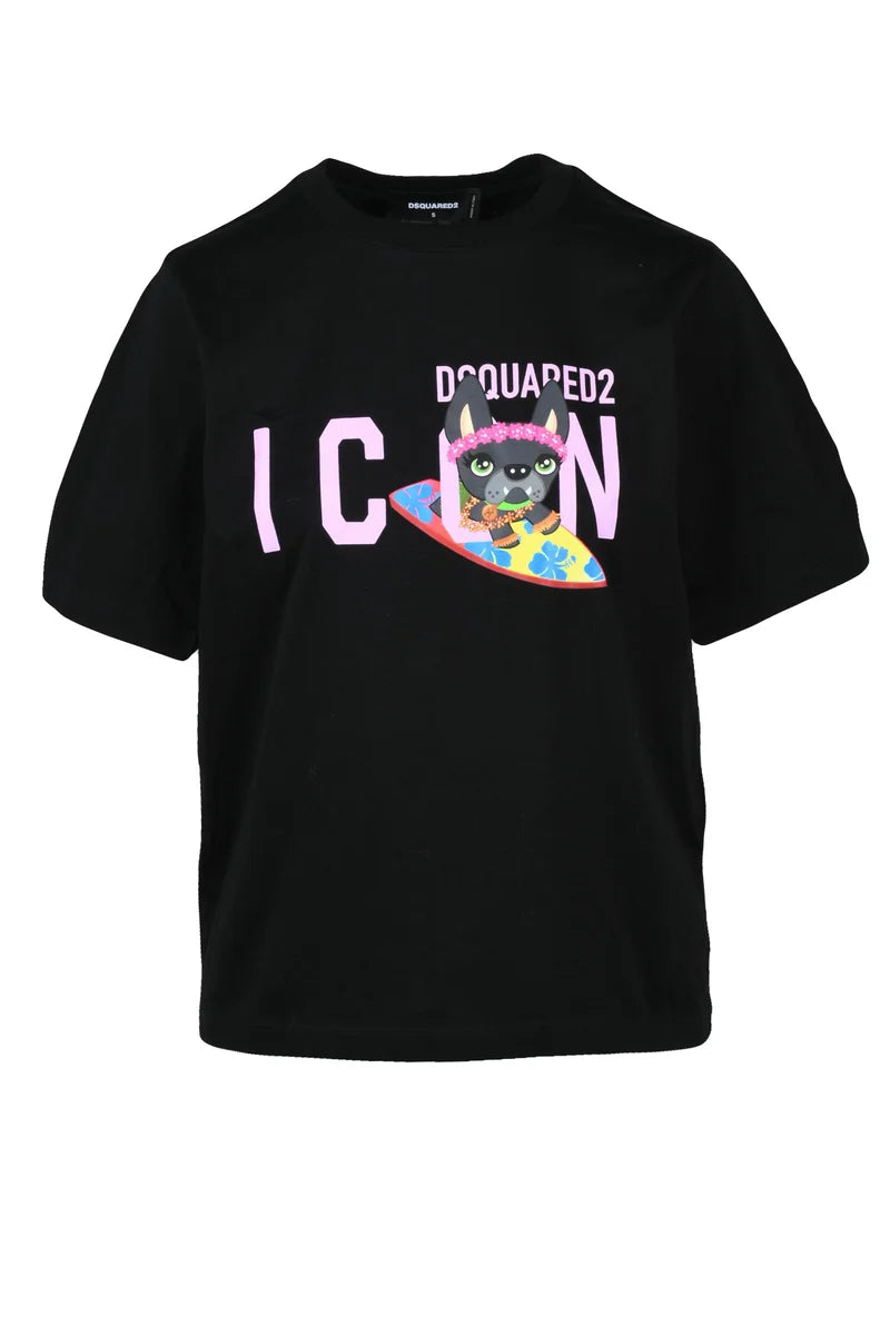 Cotton T-shirt - Black