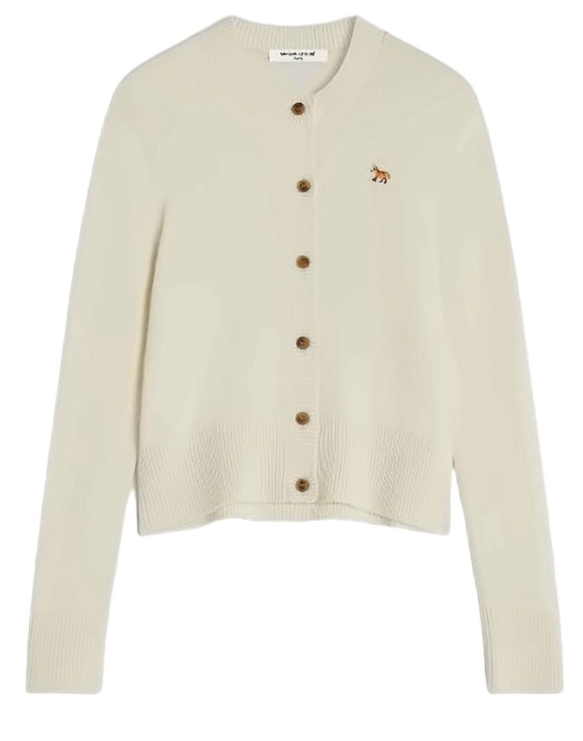 Fitted Lambswool Cardigan