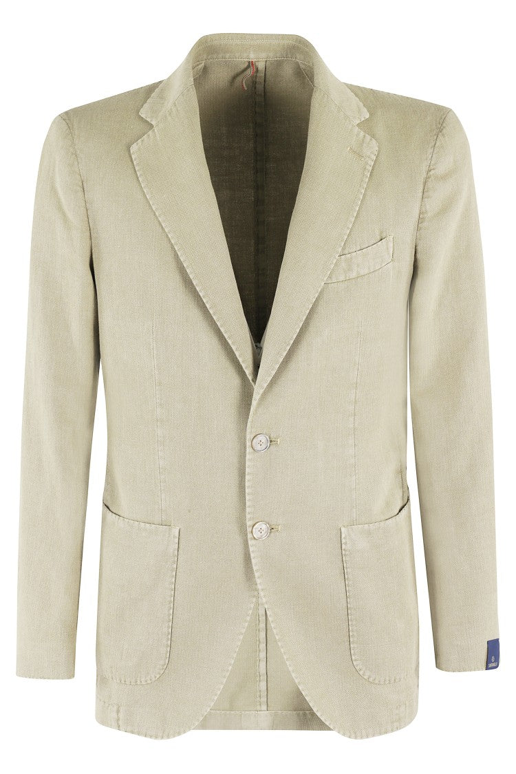 Lightweight Two-Button Jacket With Notched Lapel