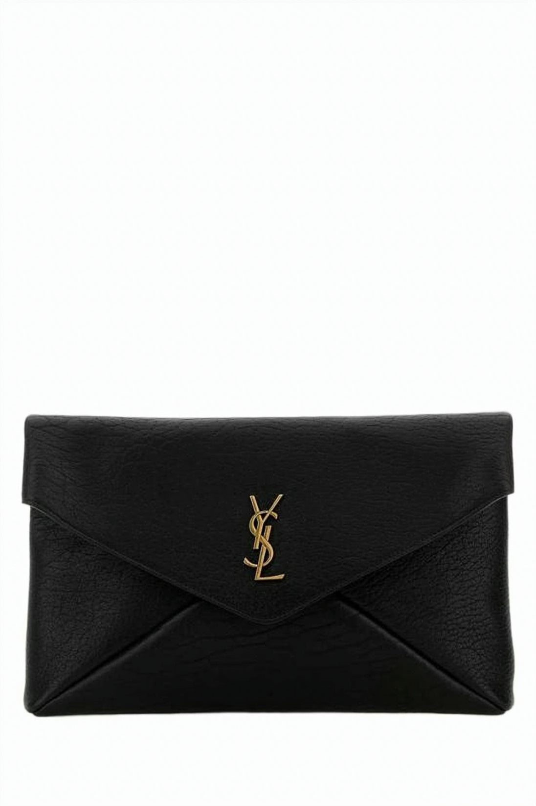 Envelope-Style Clutch in Soft Lambskin Leather