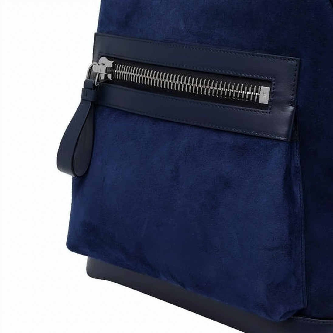 Soft Calf Leather And Suede Backpack