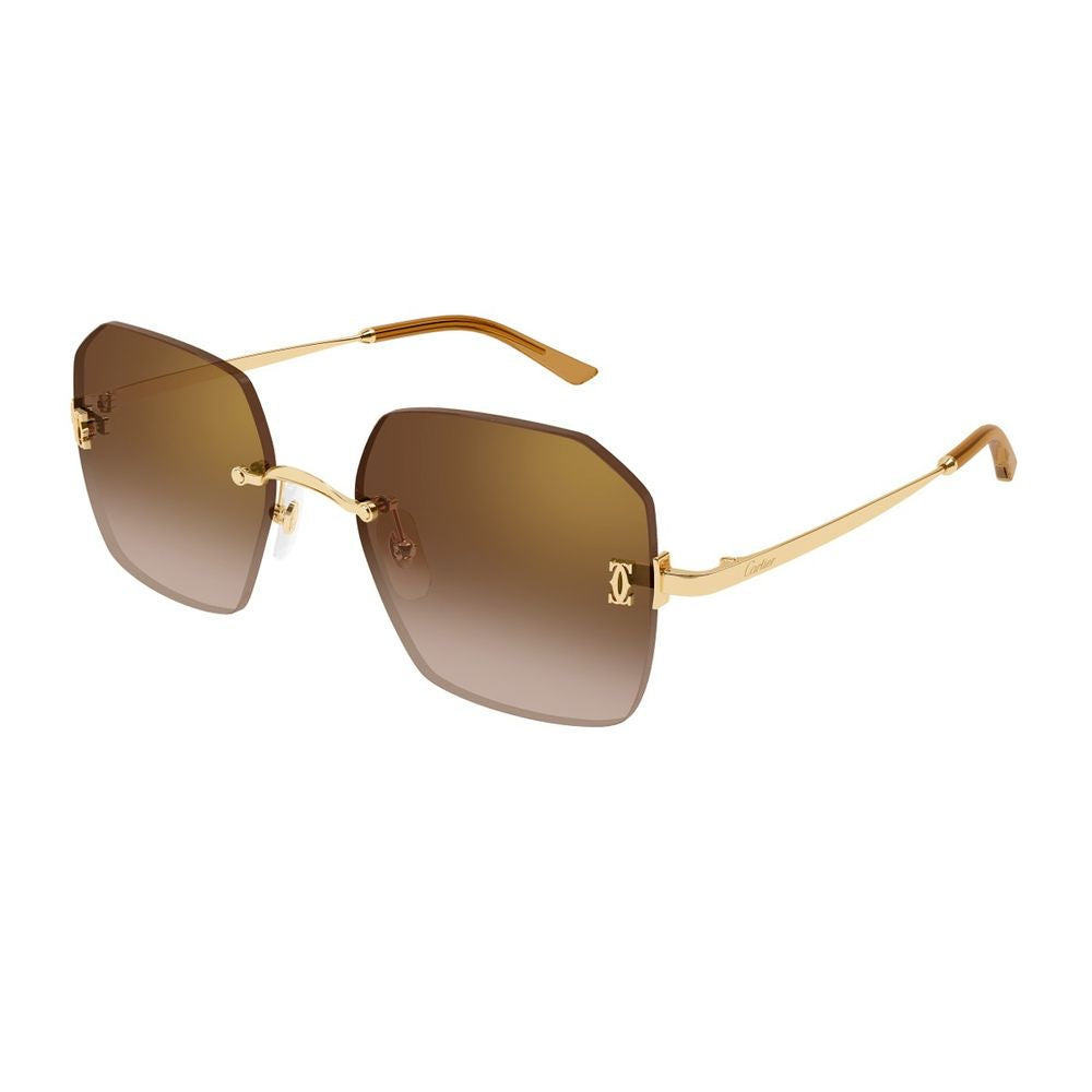 Ct0591S C De Oversized Square Rimless Sunglasses