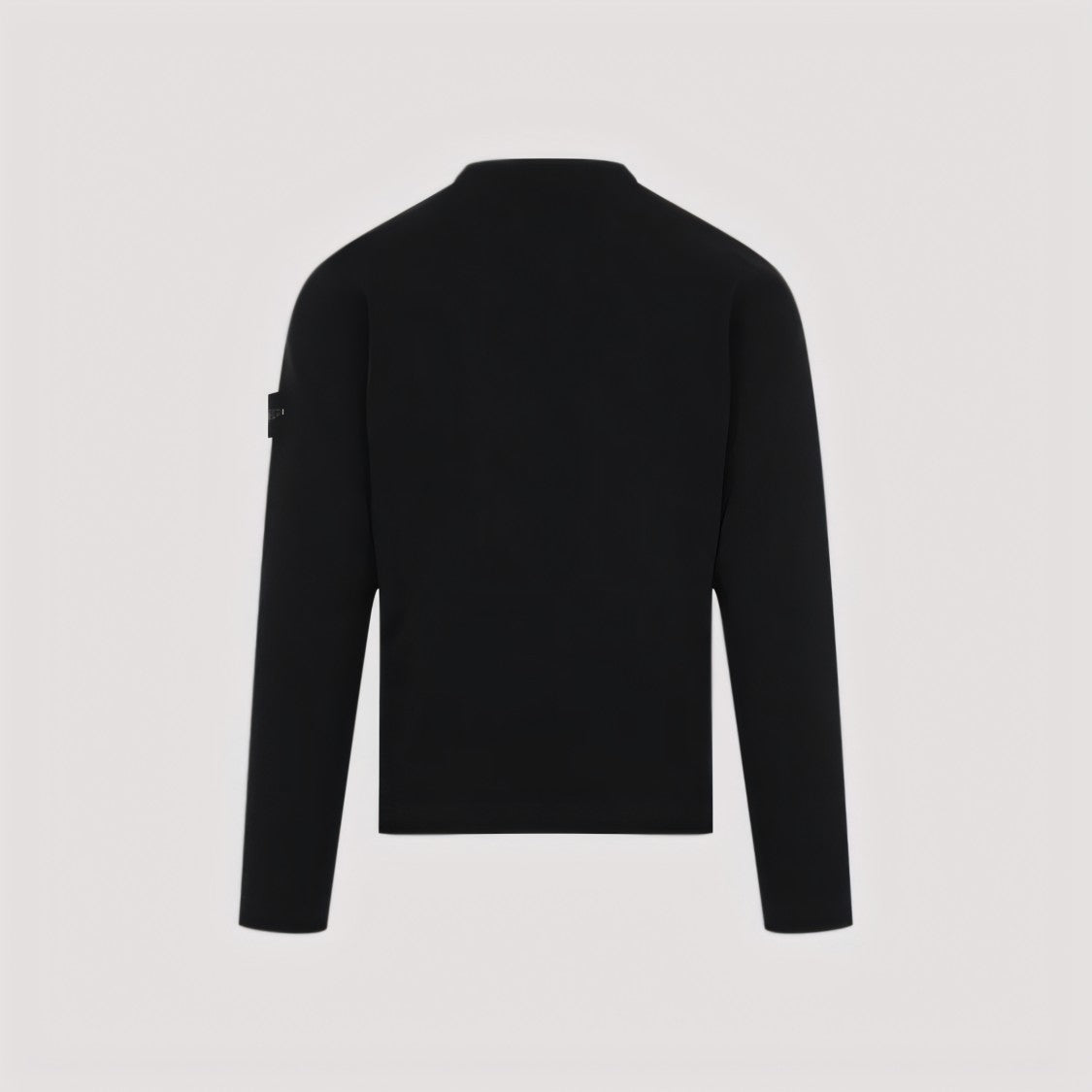 Black Sweater with Crew Neckline