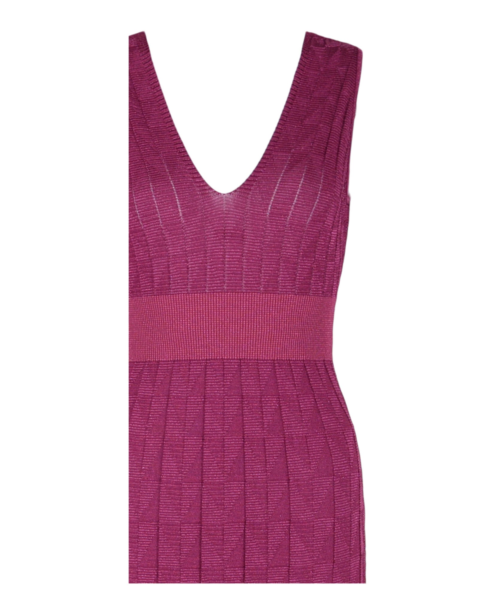 Metallic Geo Print Maxi Dress