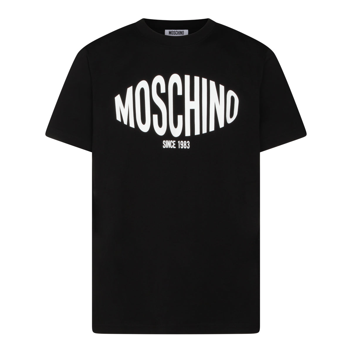 Short-Sleeve Black T-Shirt with Distinctive Graphic Print