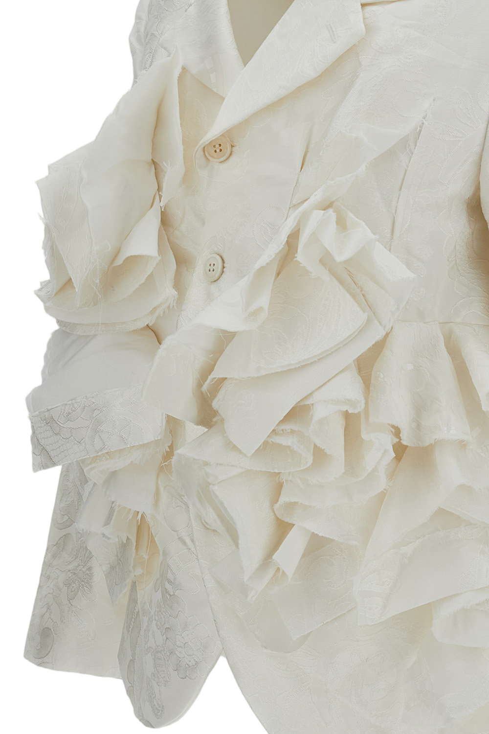 Ruffles Structured Blazer