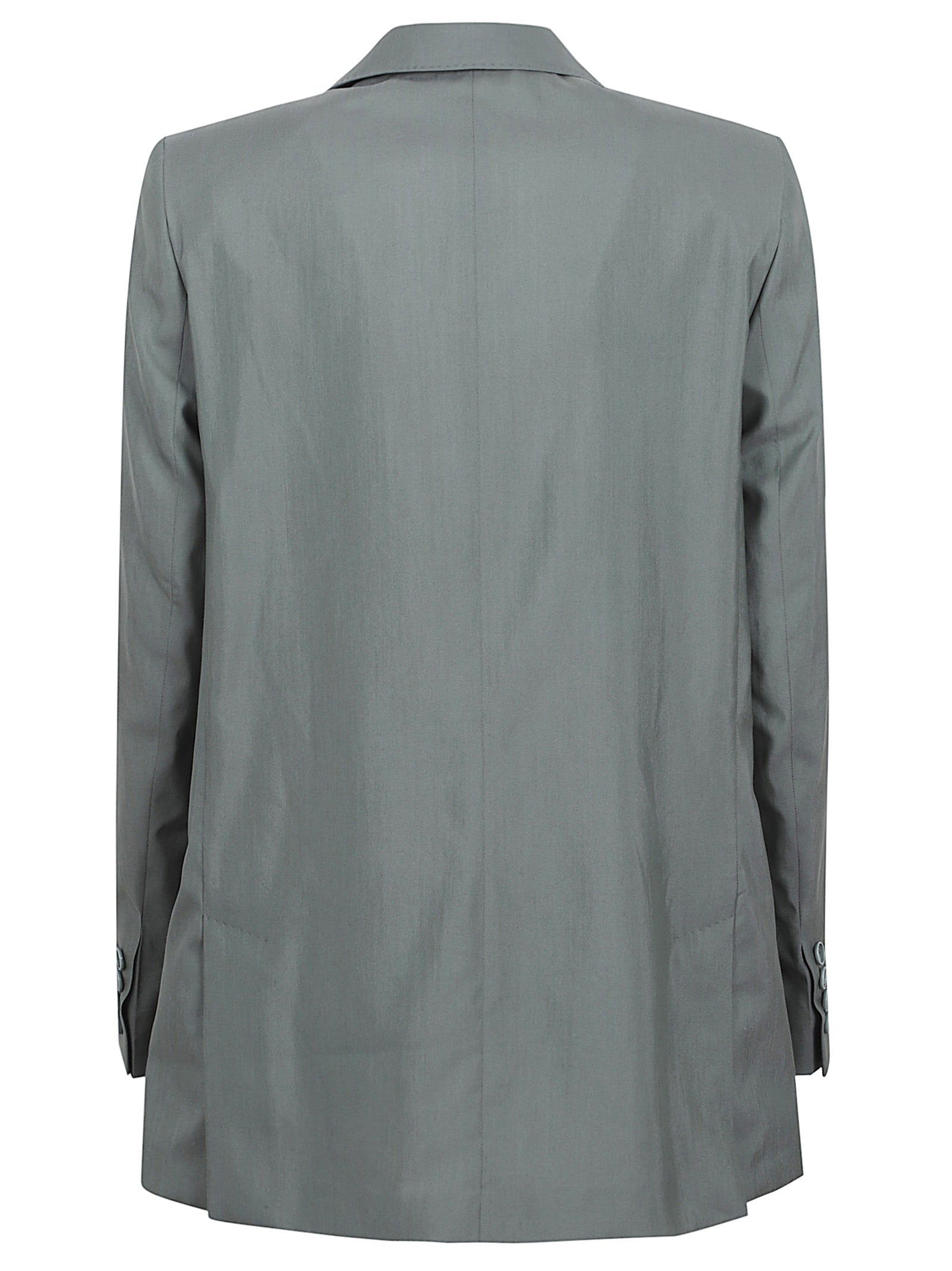Double-Breasted Structured Jacket with Wide Lapels