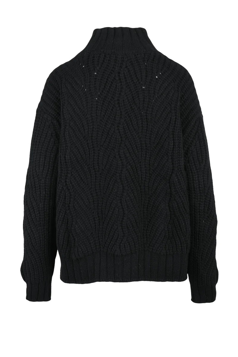 Turtleneck Sweater - Black