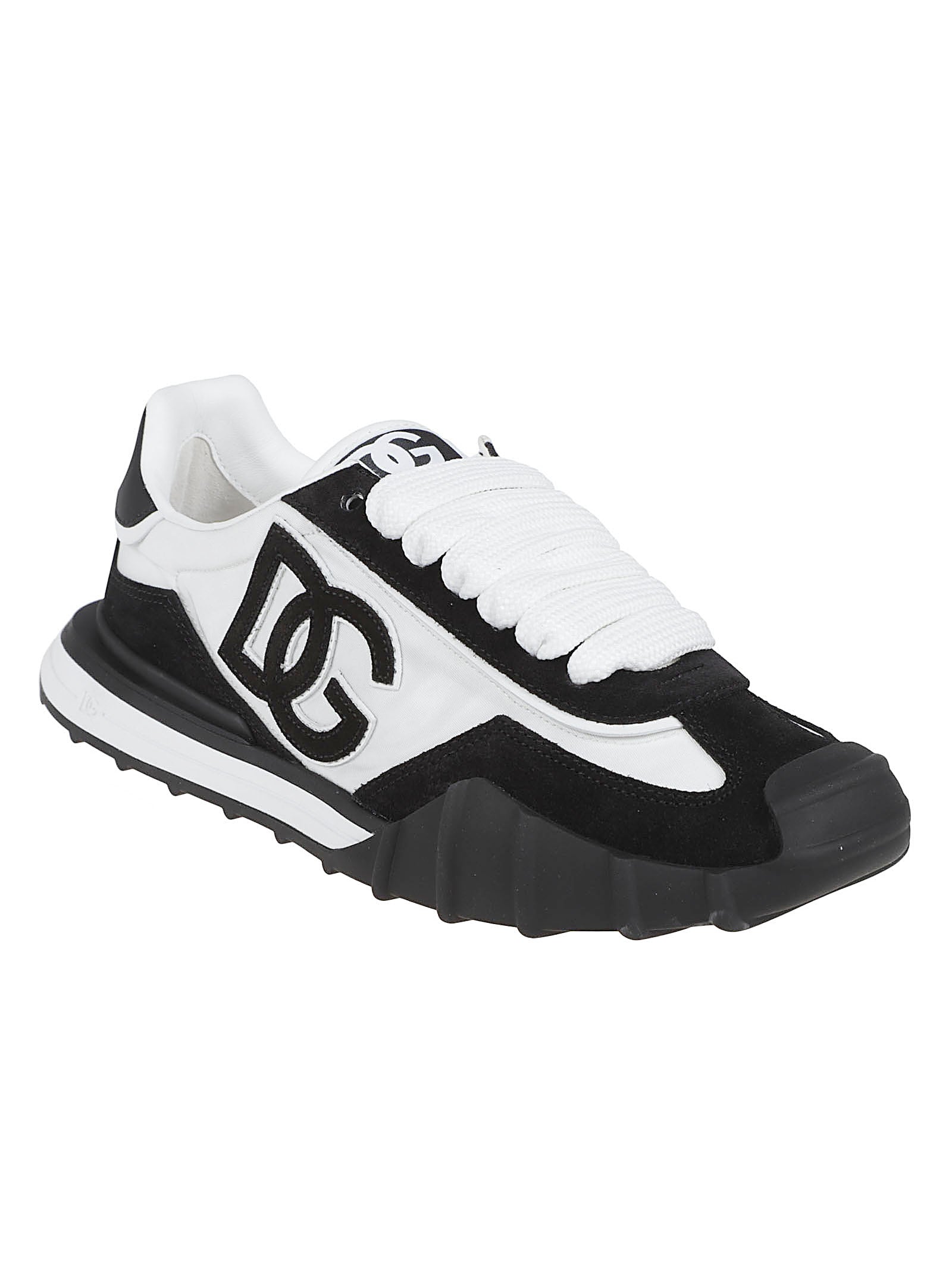 Multicolored Low-Top Sneakers with Bold Logo Details