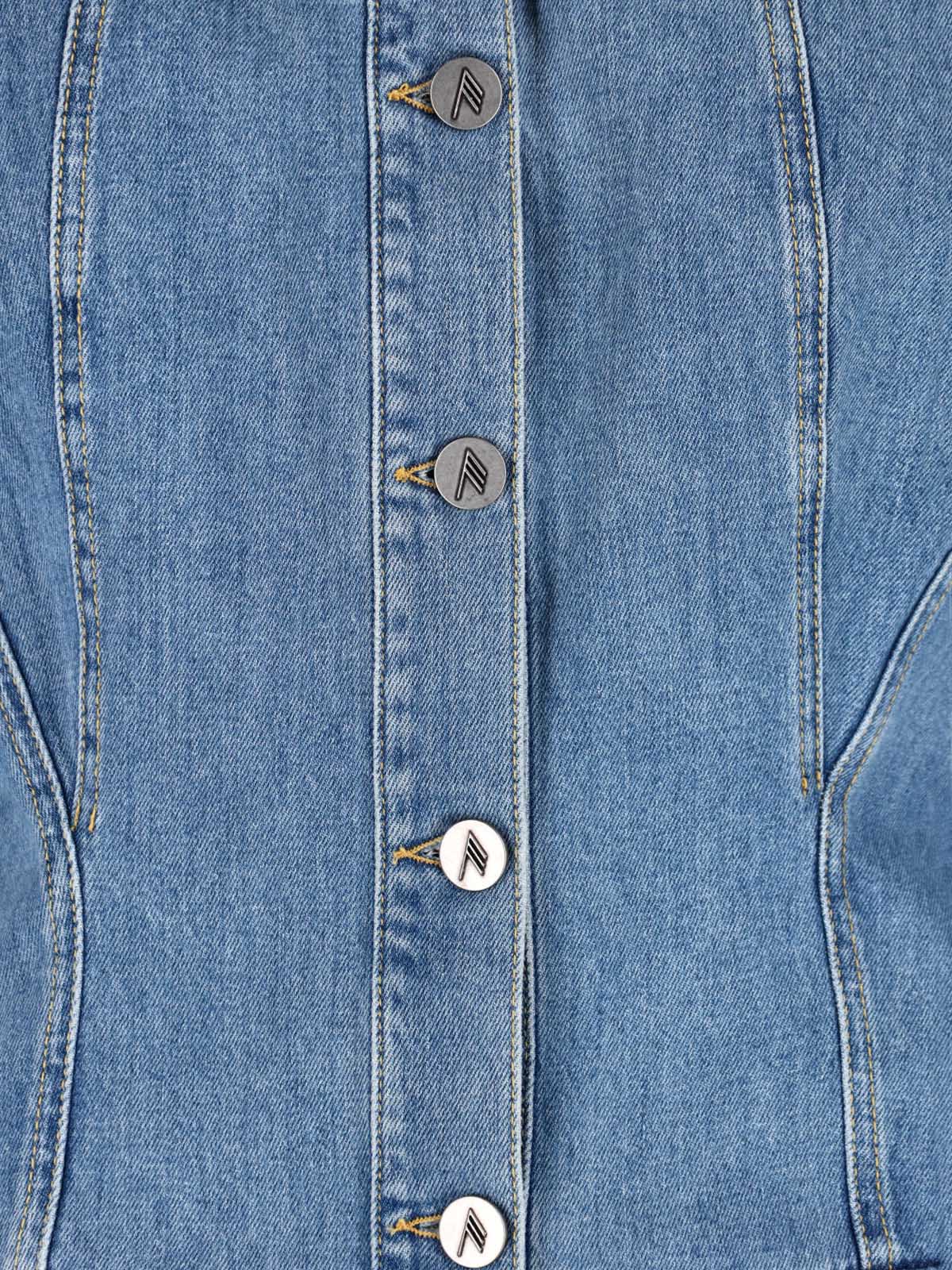 Mini Denim Dress – Light Blue