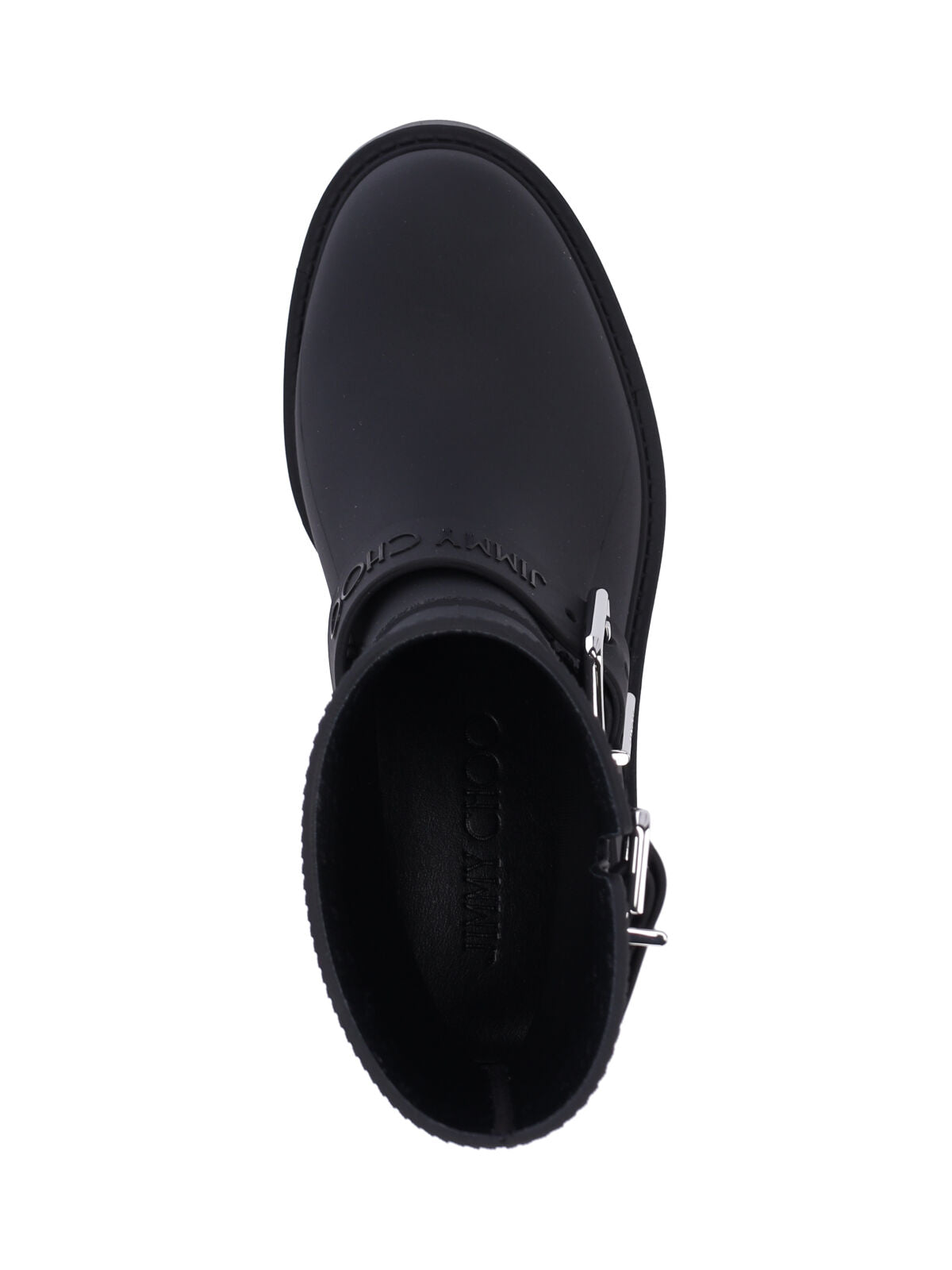 "Biker rain" Ankle Boots Black