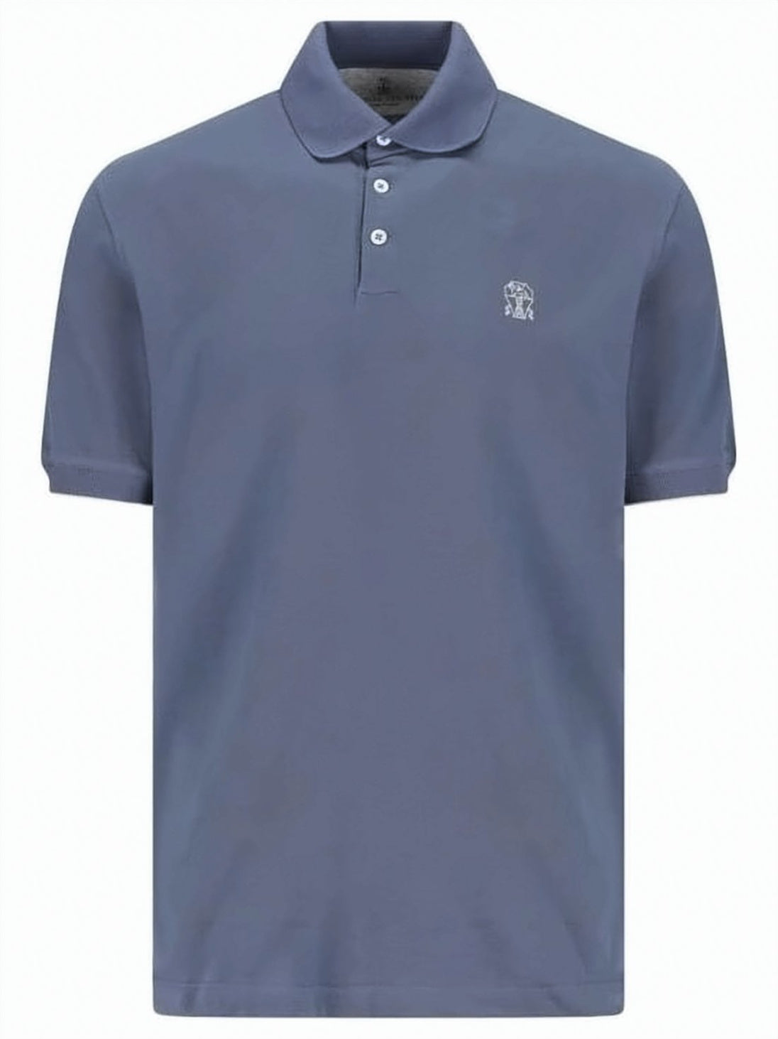 Pique Cotton Short-Sleeve Polo Shirt