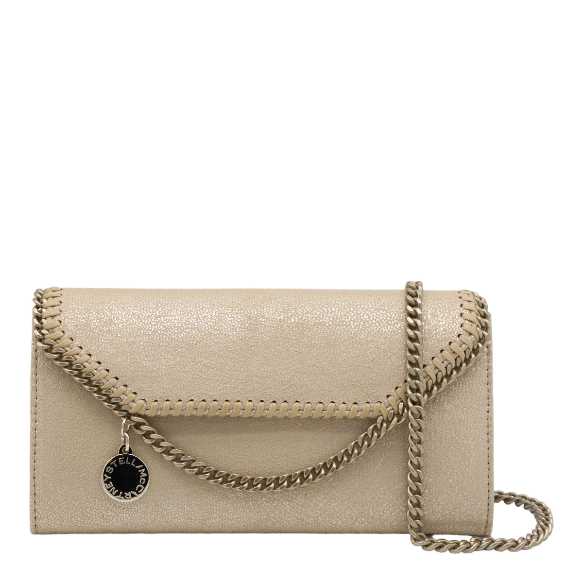 Rectangular Golden Textured Clutch Bag