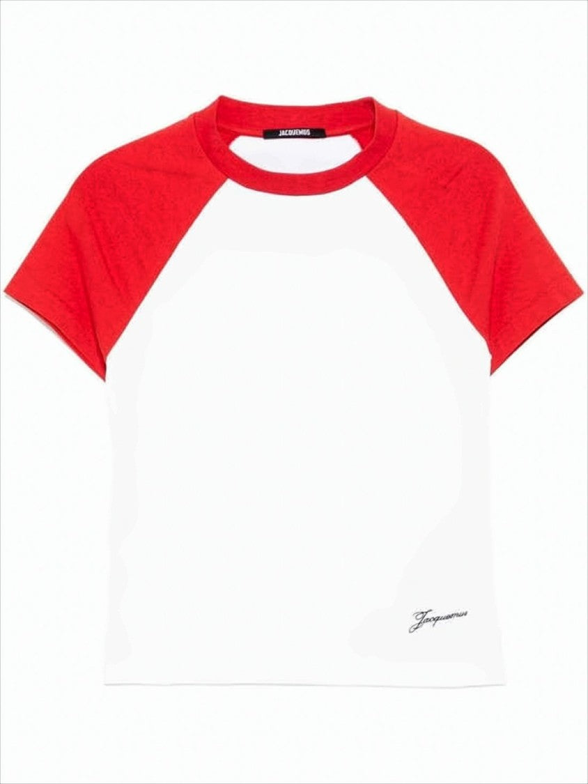 Classic Raglan Short-Sleeve T-Shirt With Contrasting Details