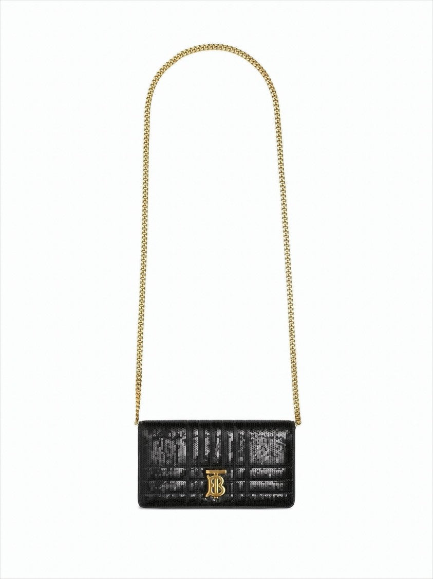 Quilted Lambskin Wallet Bag with Detachable Strap