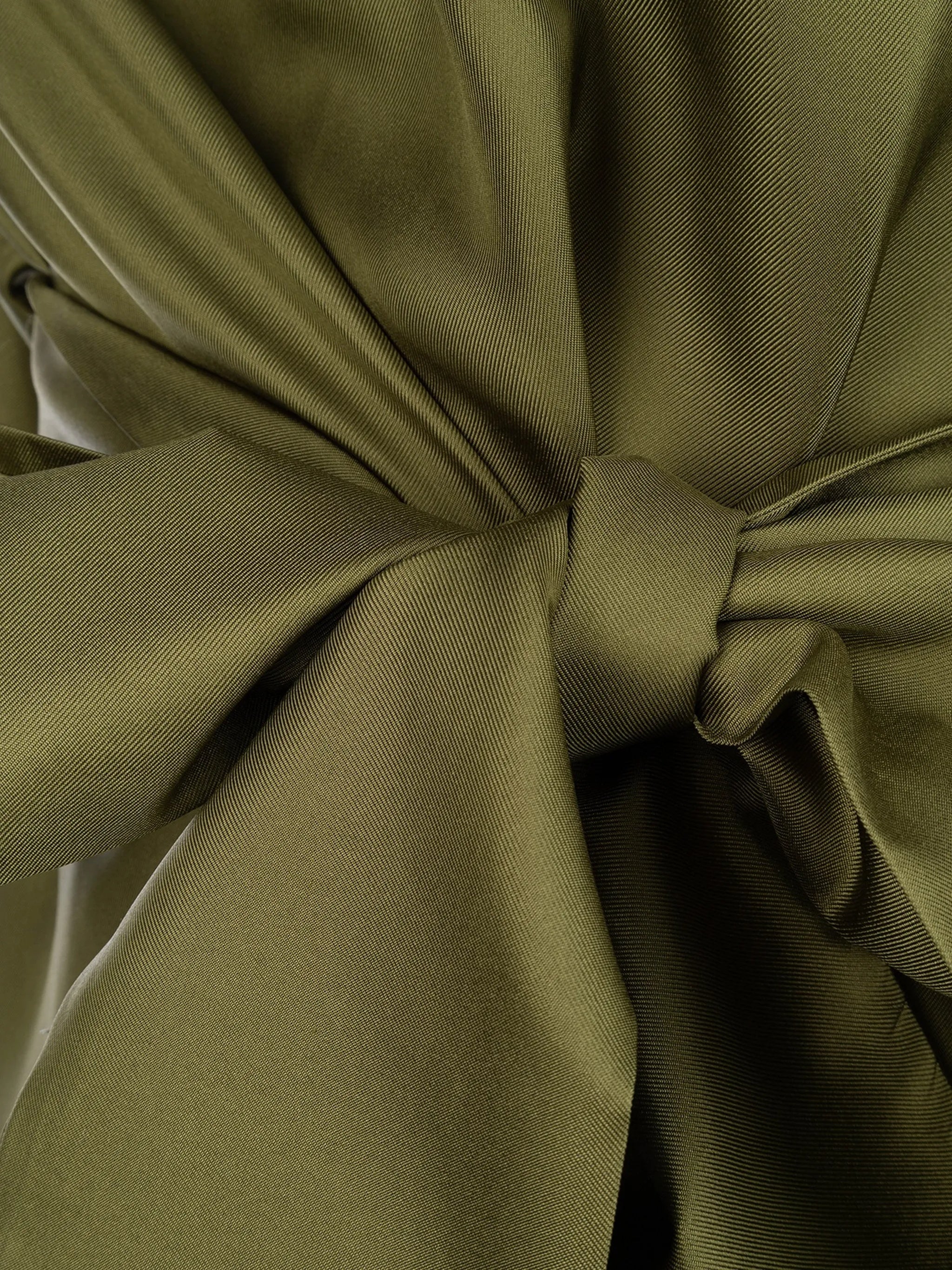 Green Silk Blouse