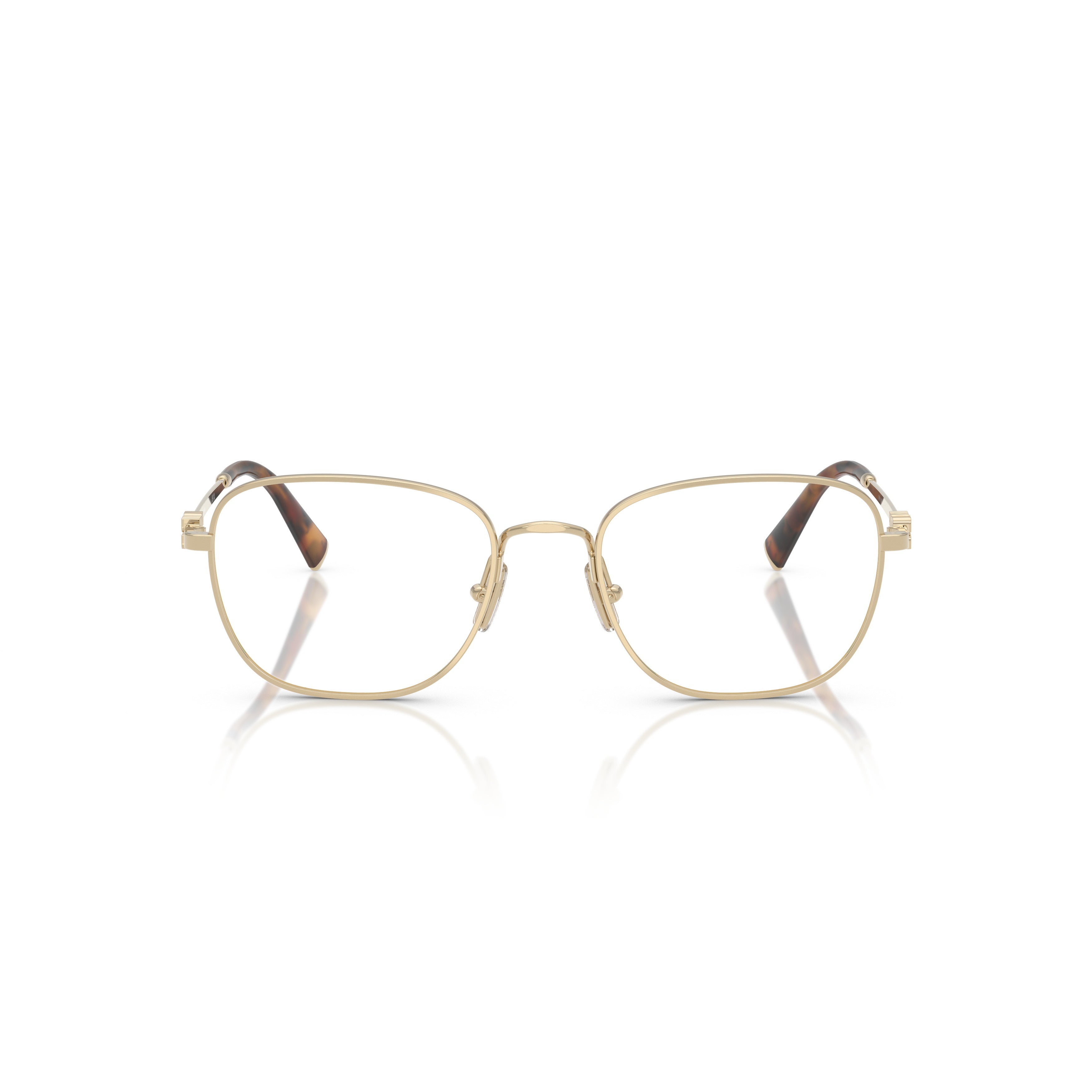 0mu 50wv Square Lens Metal Frame Eyeglasses