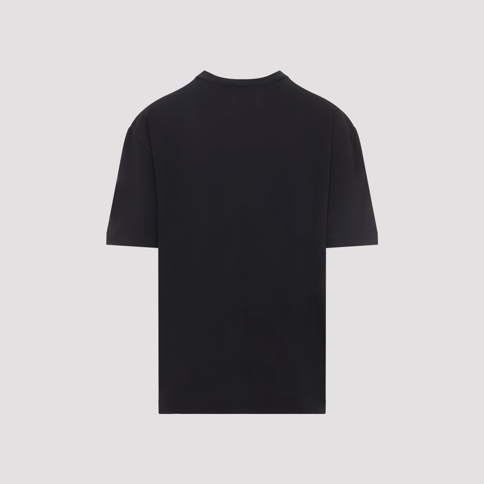 Black T-Shirt With Abstract Graphic Print