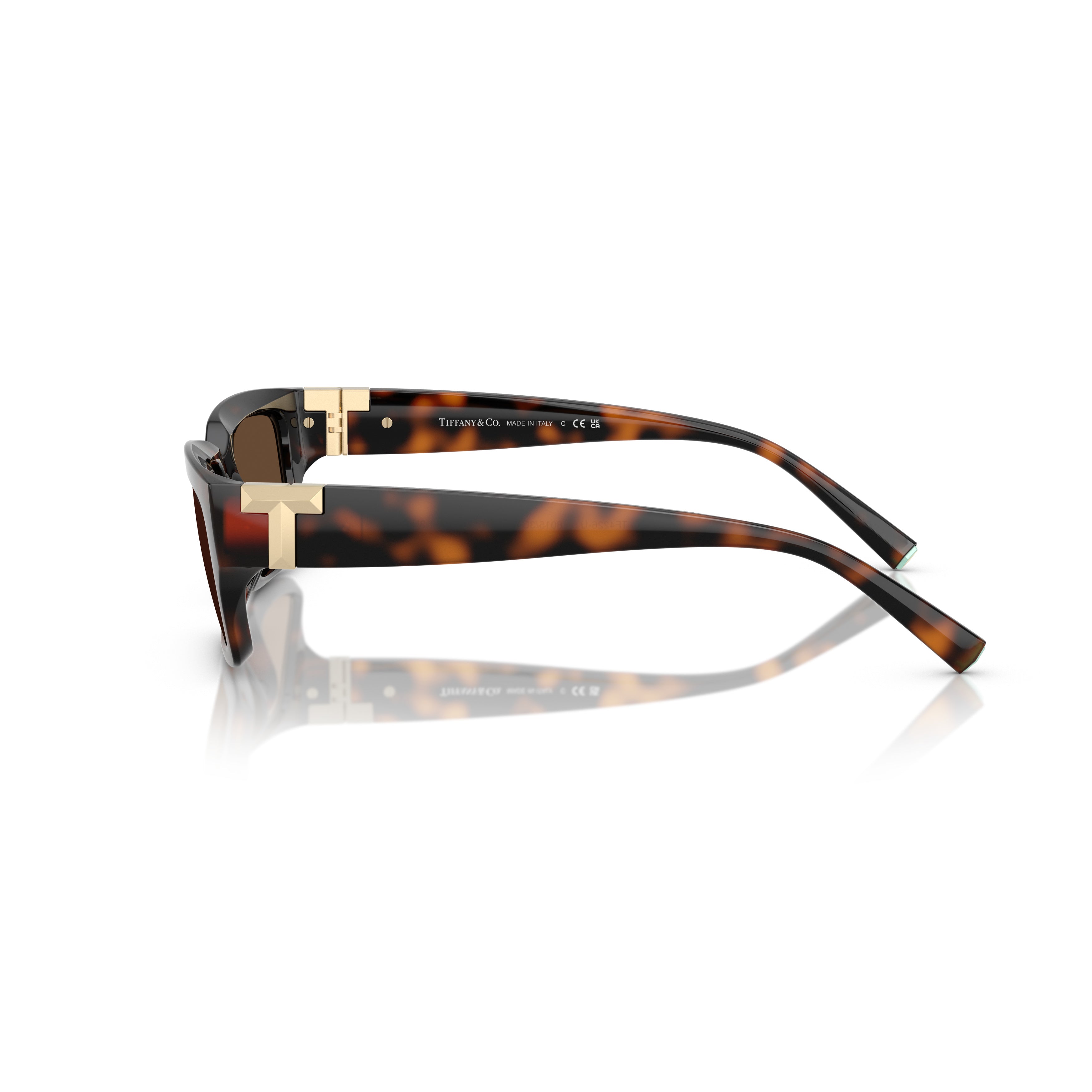 0tf4226u Rectangular Tortoiseshell Sunglasses