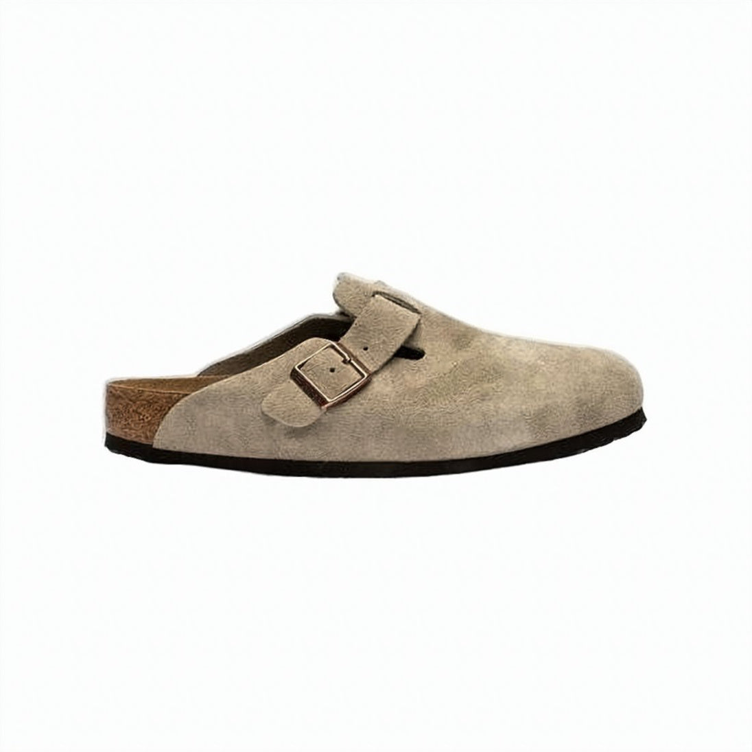 Mule-Style Slipper With Adjustable Buckle