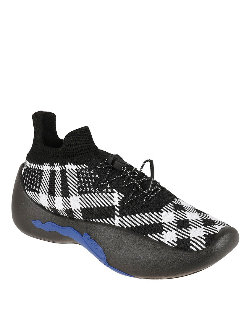Knitted Upper Sneakers With Sock-Like Collar