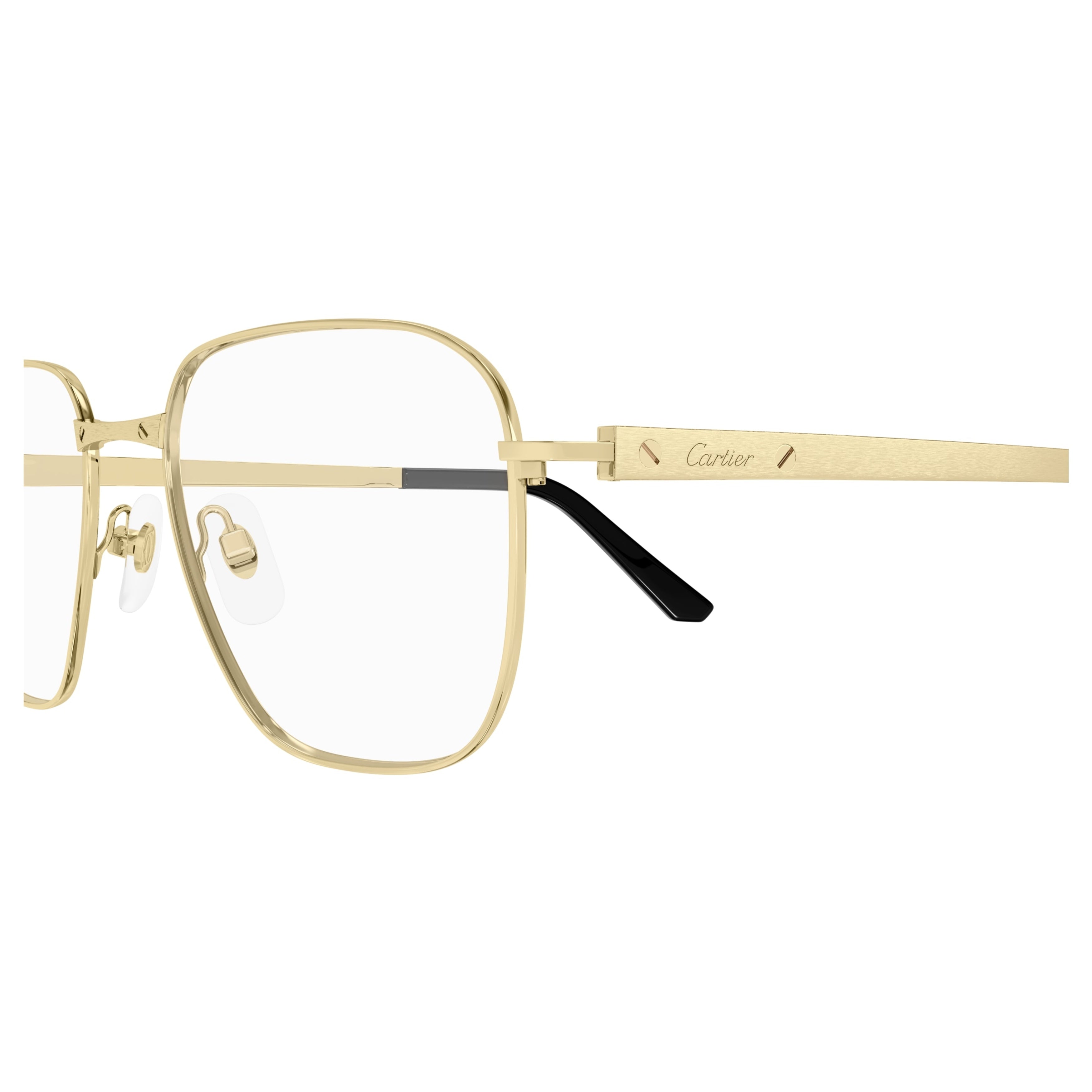 Ct0553o Square Shape Gold-Toned Titanium Eyeglasses