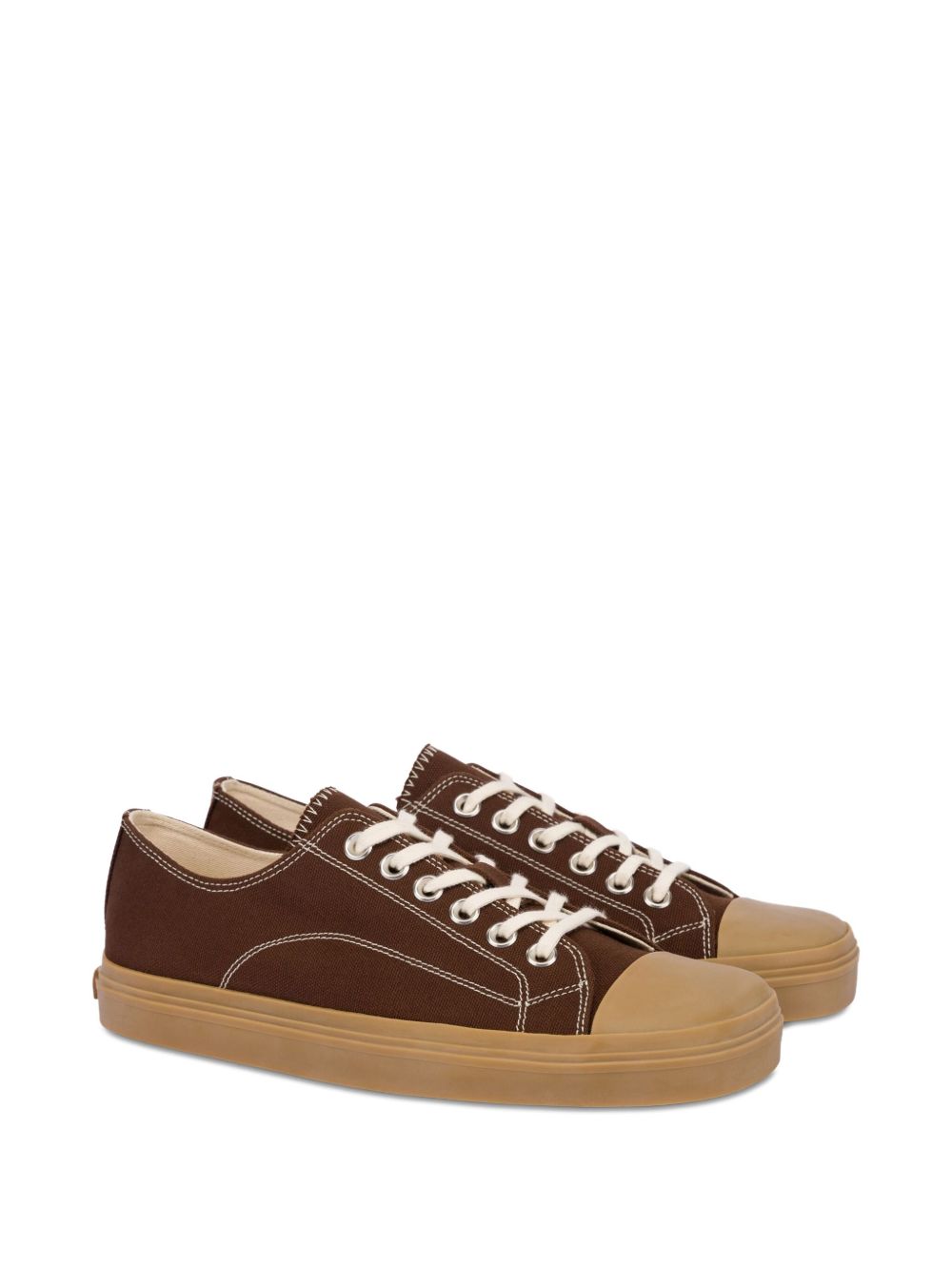 Low-Top Sneakers with Vintage Elements