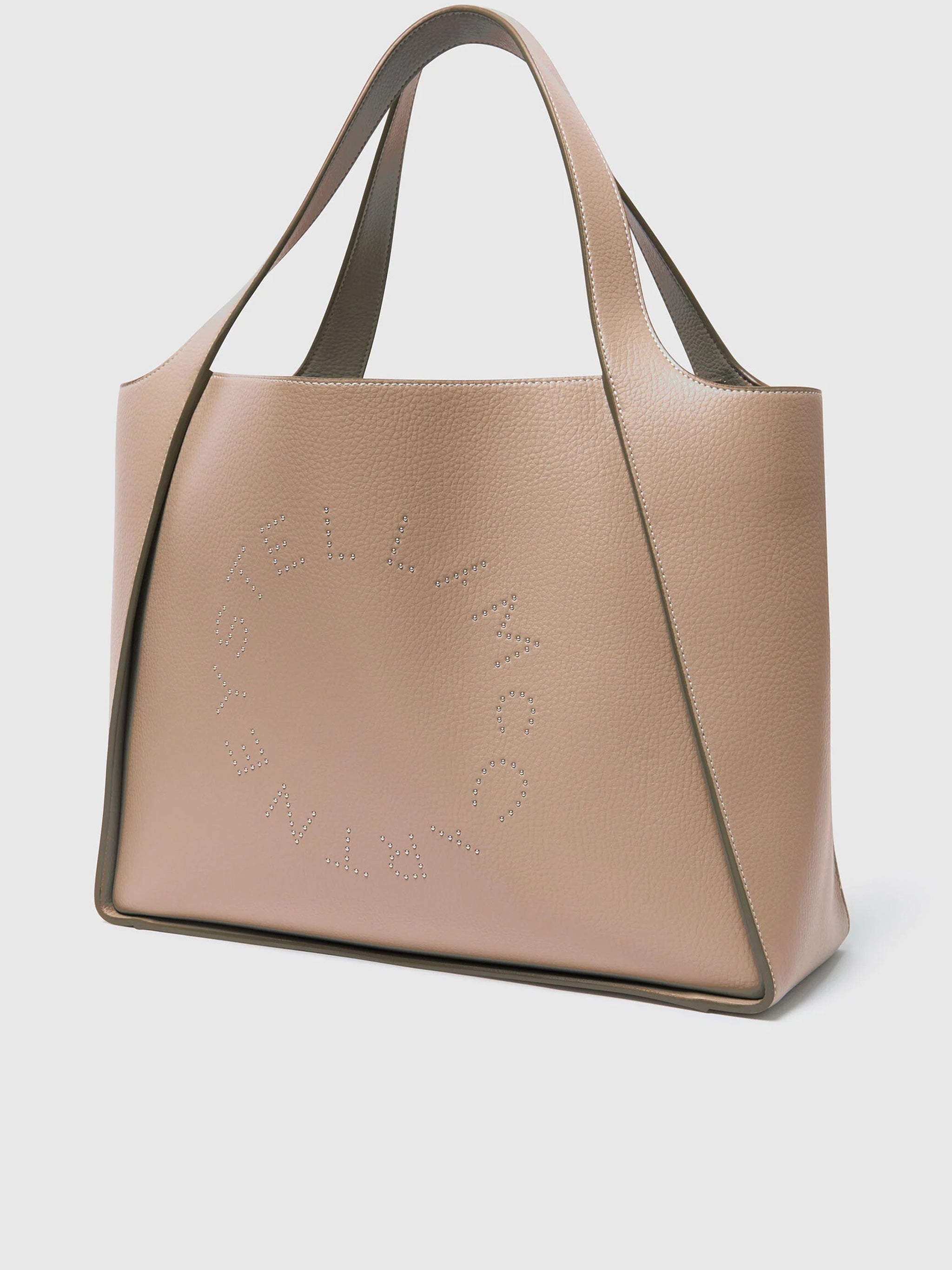 Neutral Tote Bag Grainy Embossed Totes
