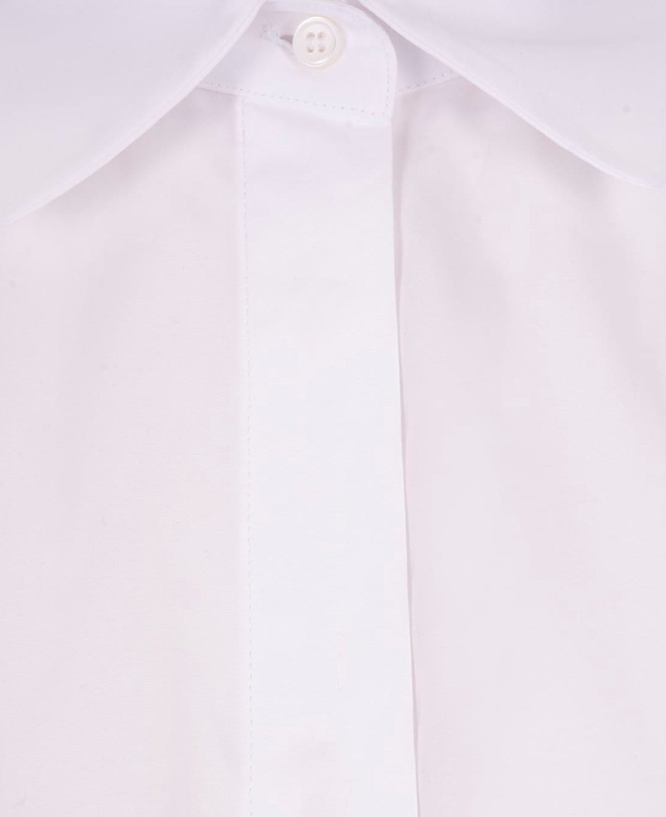 Long-Sleeved Tailored Shirt with Self-Tie Belt