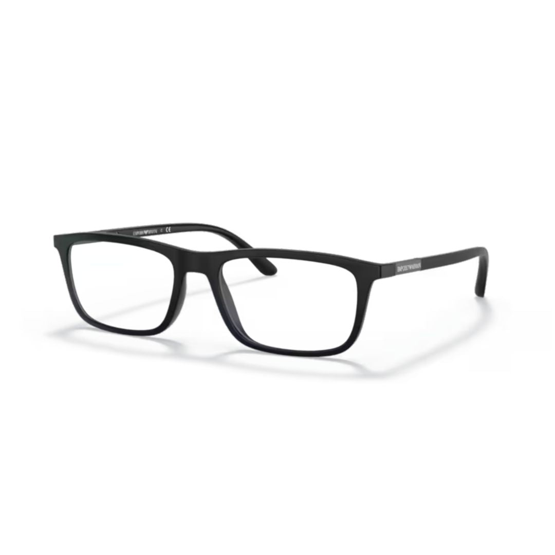 0ea4160 Rectangular Eyeglasses in Matte Black Finish